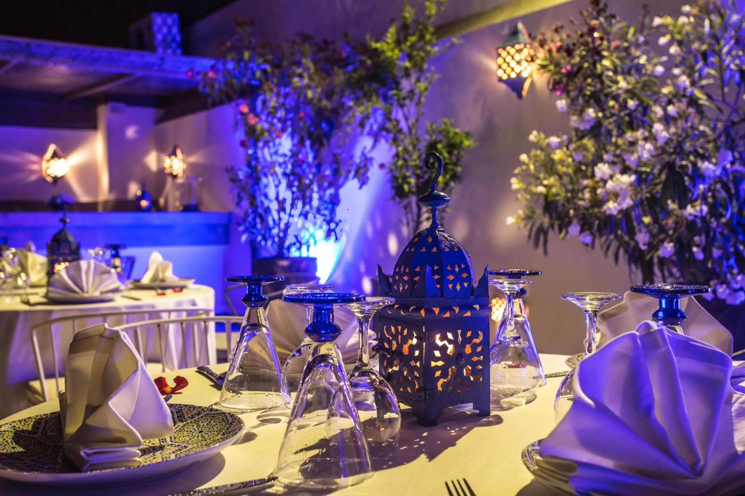 Restaurant/places to eat in Riad Le Perroquet Bleu Suites & Spa