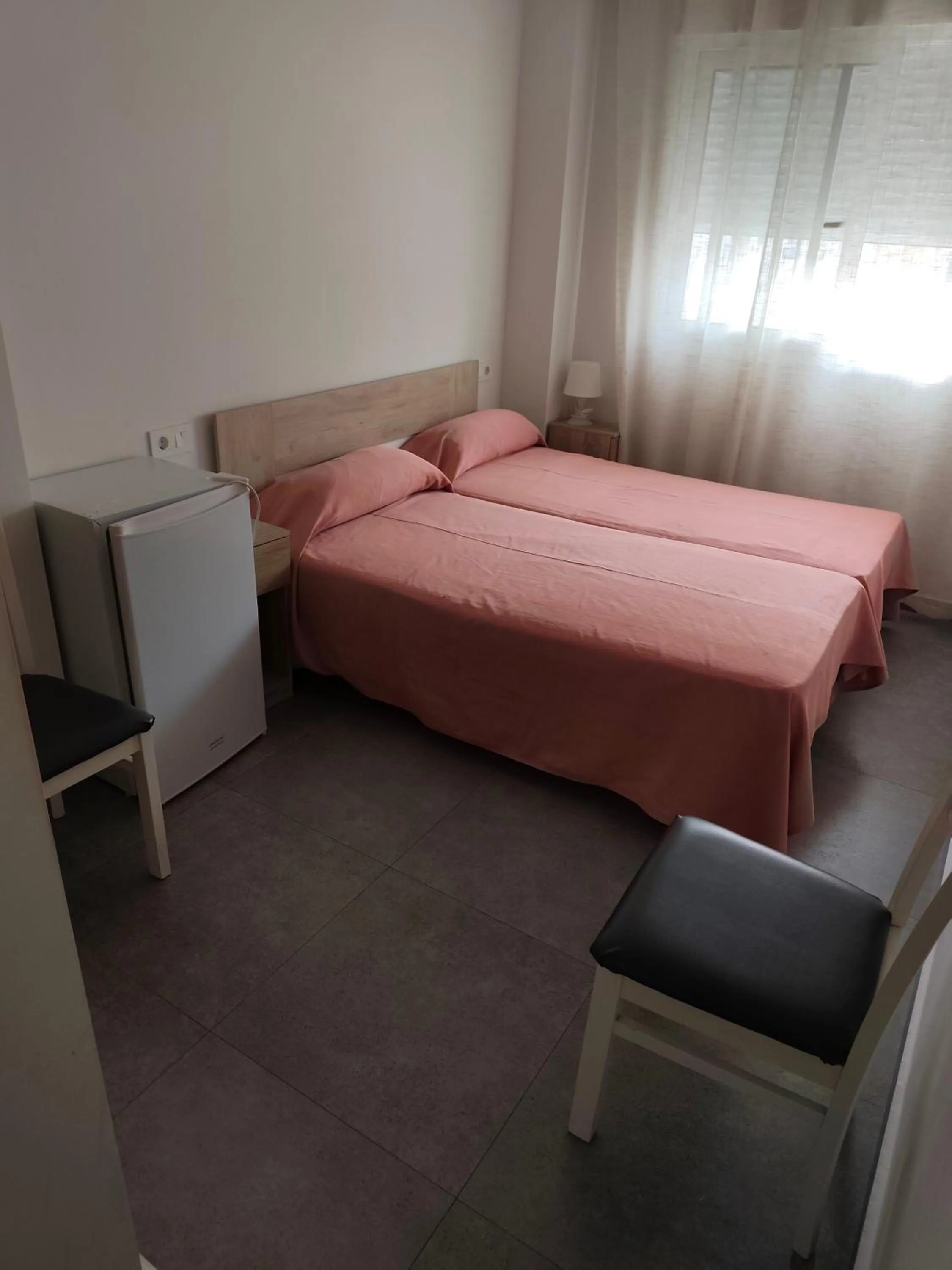 Bed in Pension La Puntica