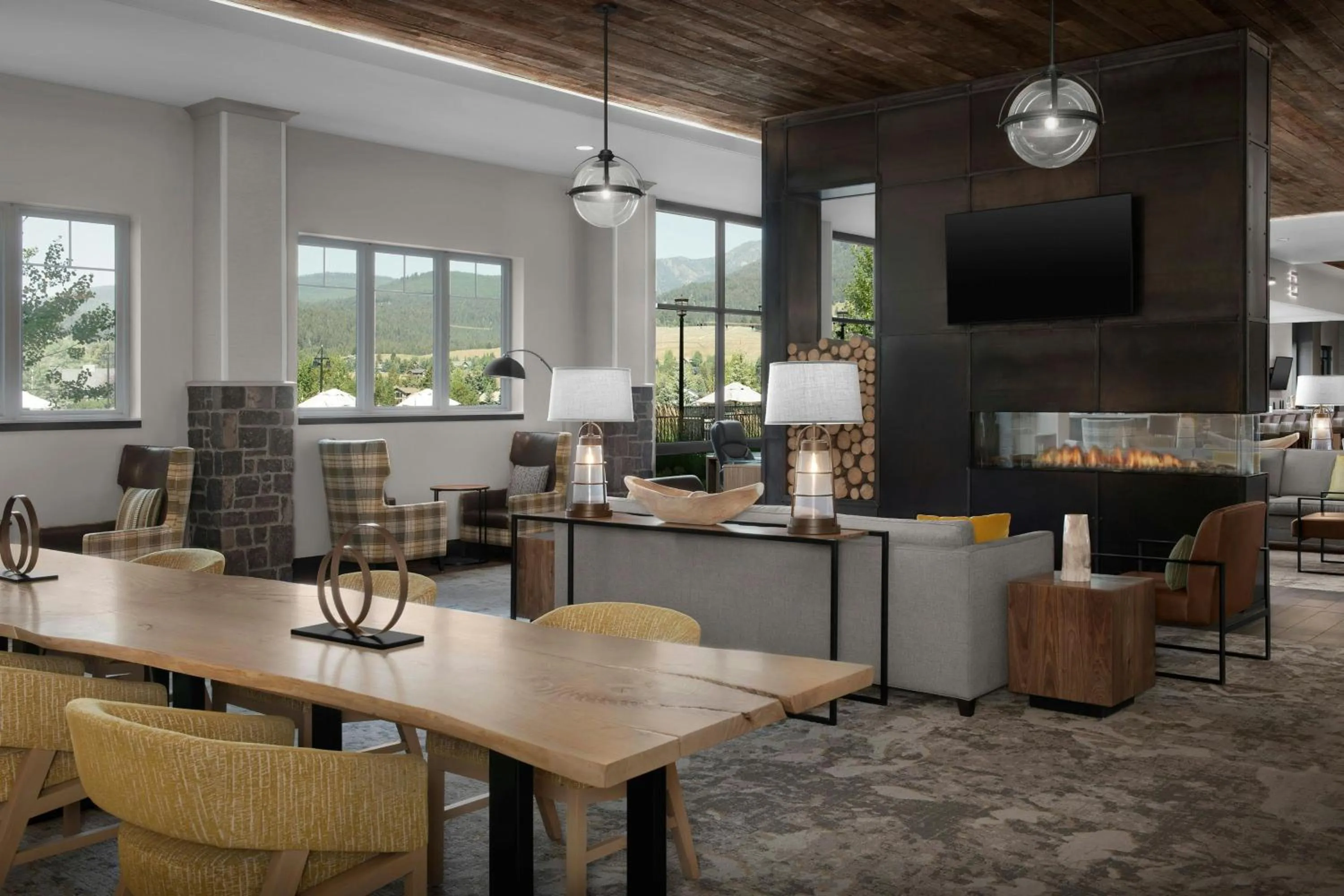 Lobby or reception in Residence Inn by Marriott Big Sky/The Wilson Hotel