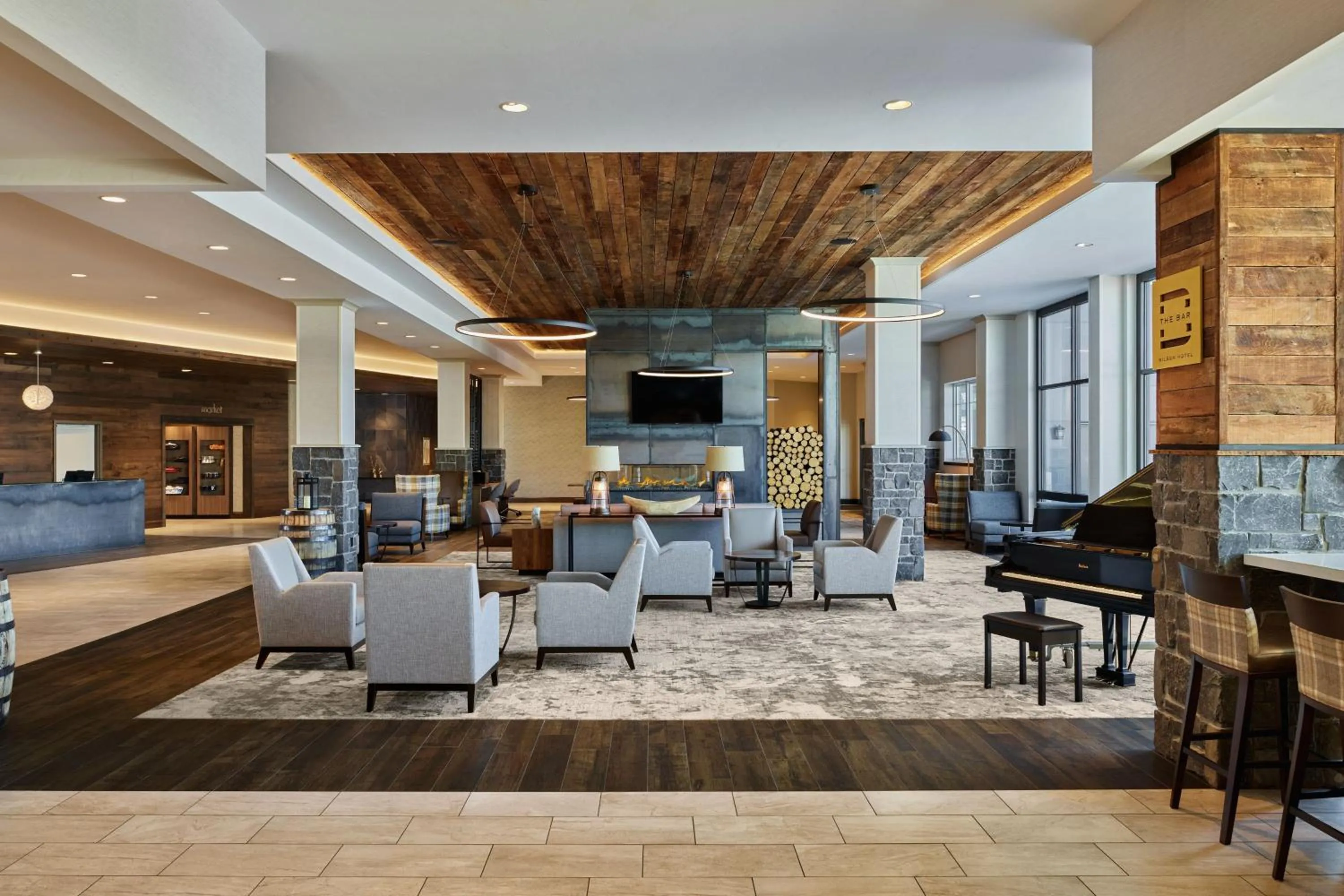 Lobby or reception in Residence Inn by Marriott Big Sky/The Wilson Hotel