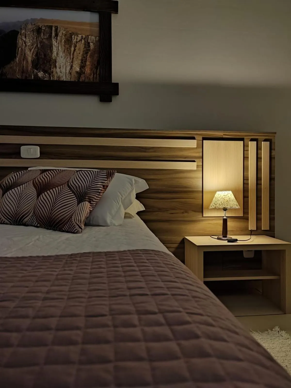 Bed in Cambará Eco Hotel