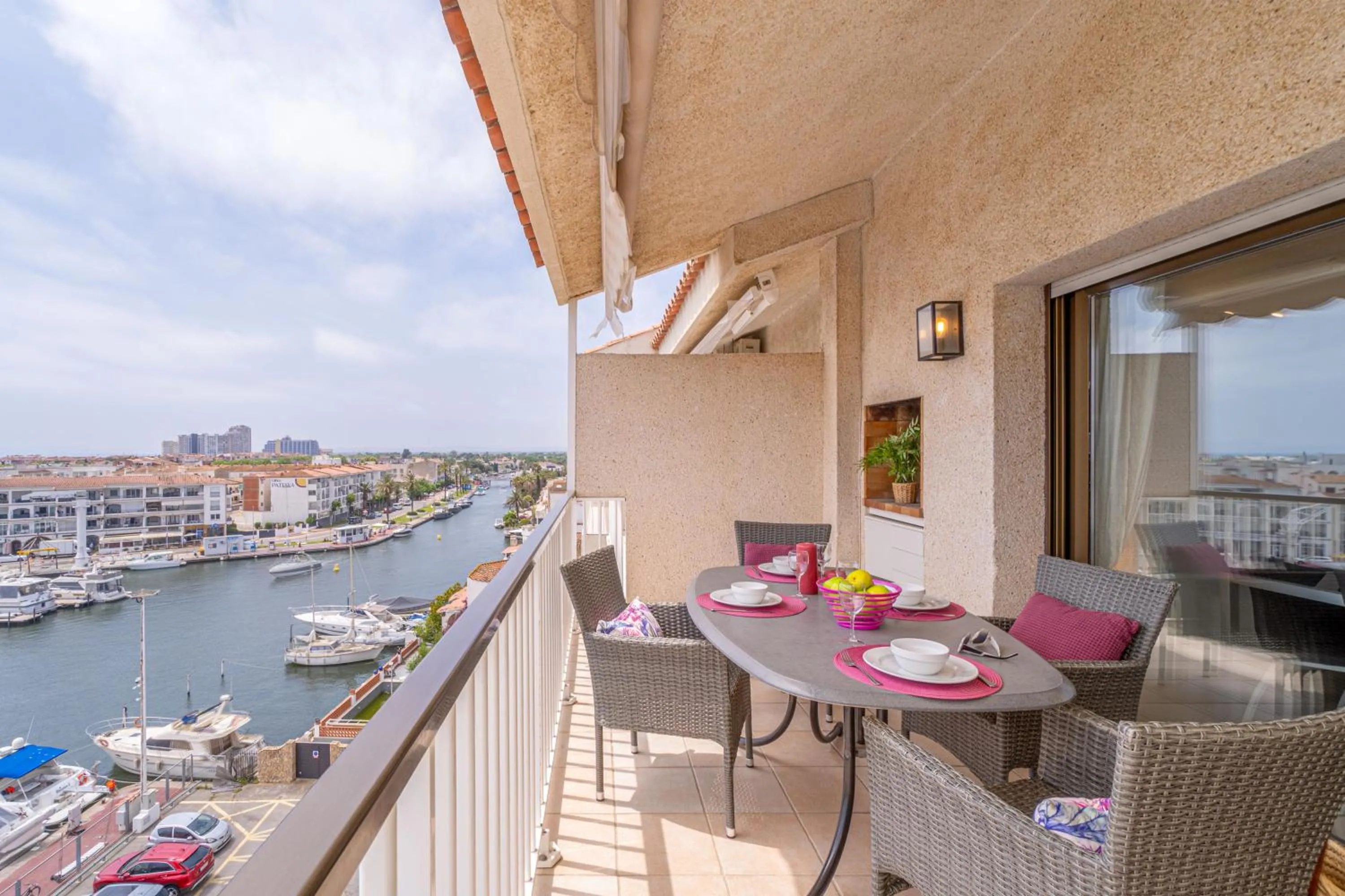 Balcony/Terrace in Apart-rent Penthouse Port Grec 0160
