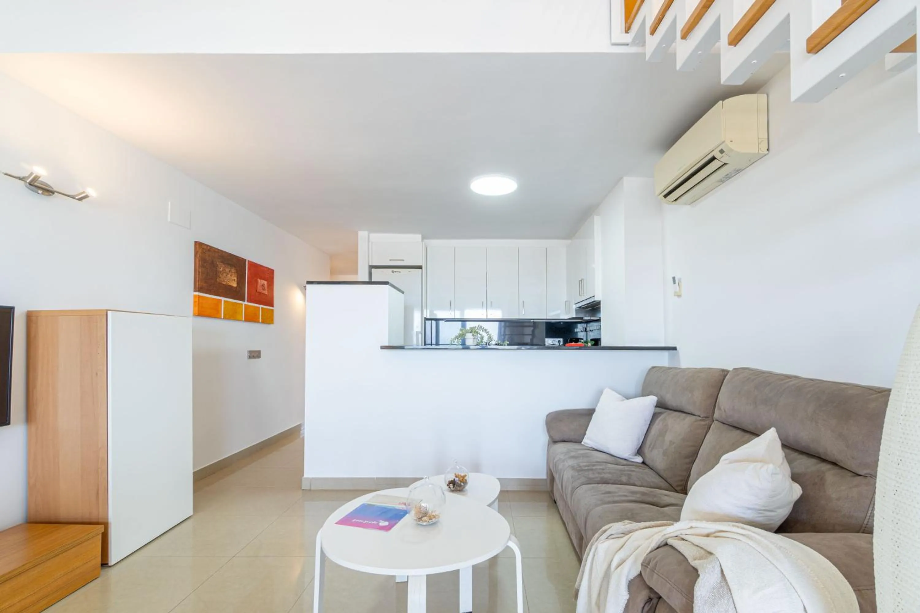 Kitchen or kitchenette in Apart-rent Penthouse Port Grec 0160
