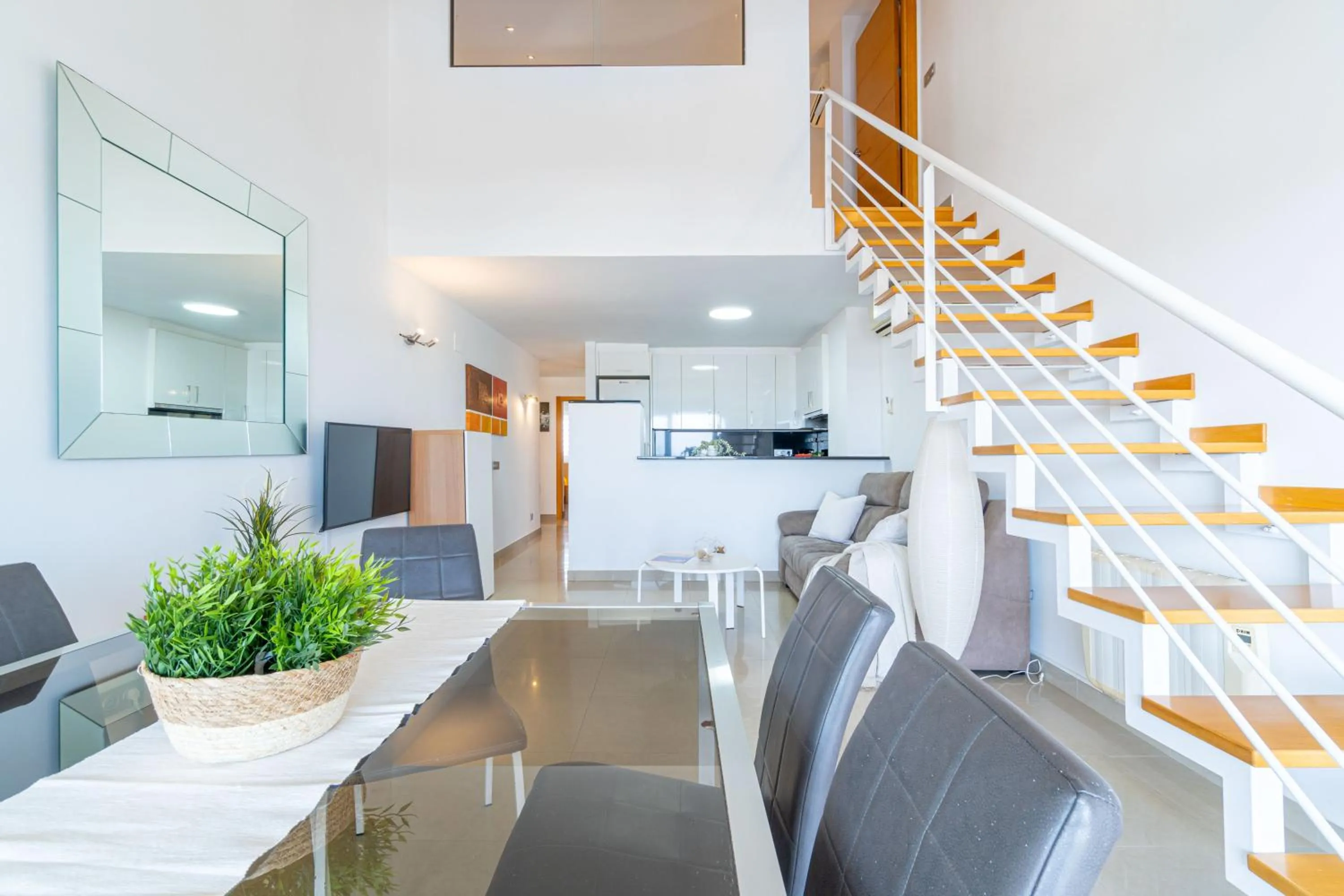 Living room in Apart-rent Penthouse Port Grec 0160