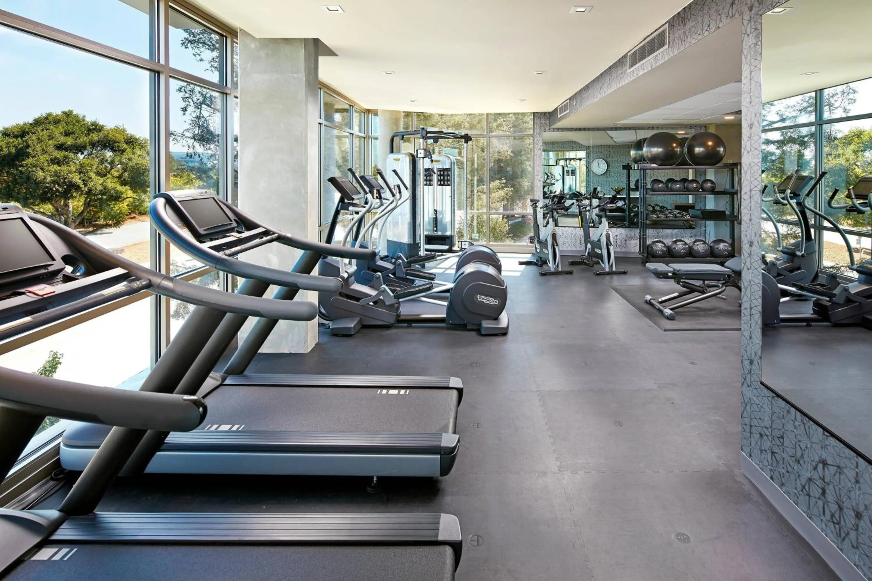 Fitness centre/facilities in AC Hotel by Marriott San Jose Santa Clara