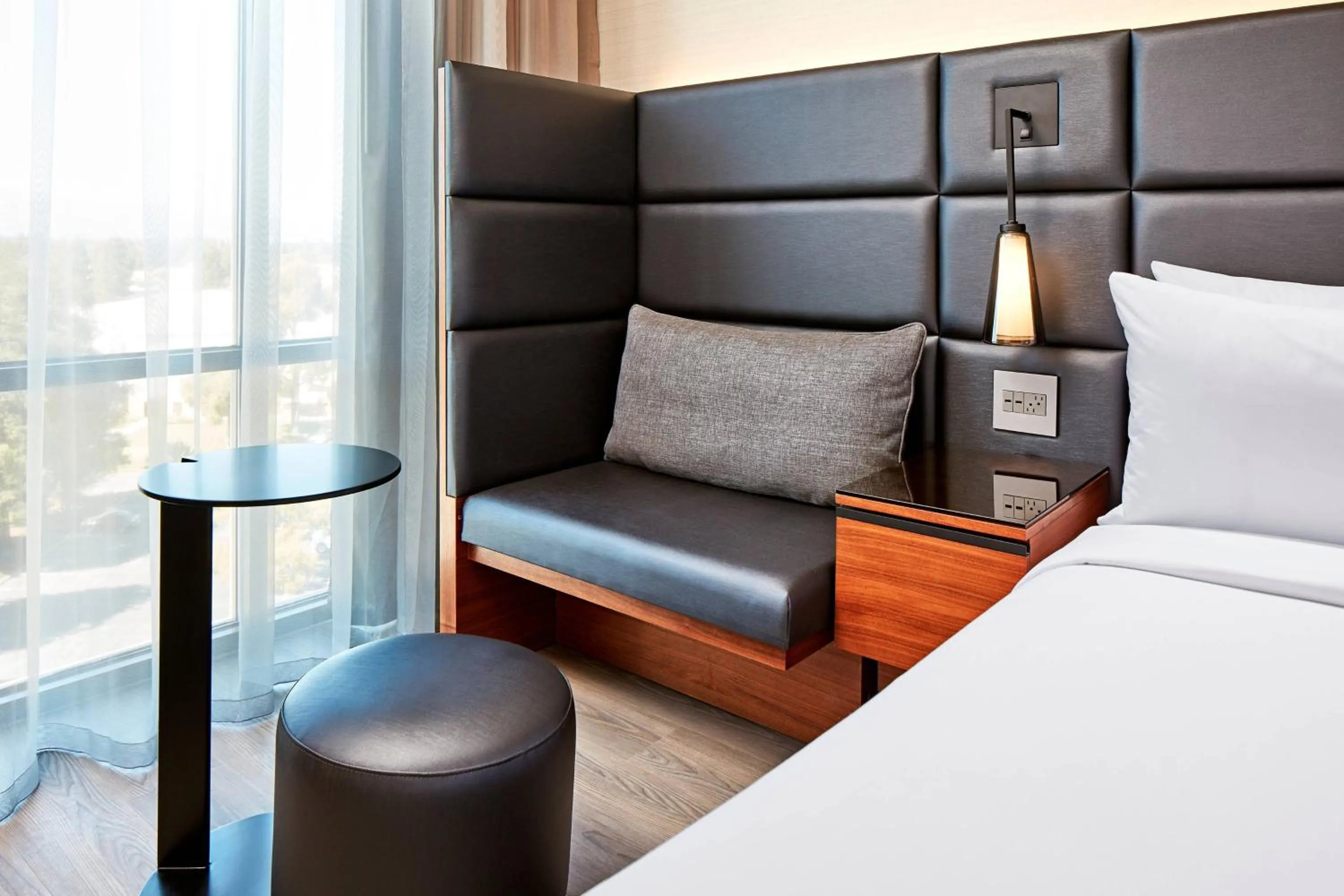 Photo of the whole room, Bed in AC Hotel by Marriott San Jose Santa Clara