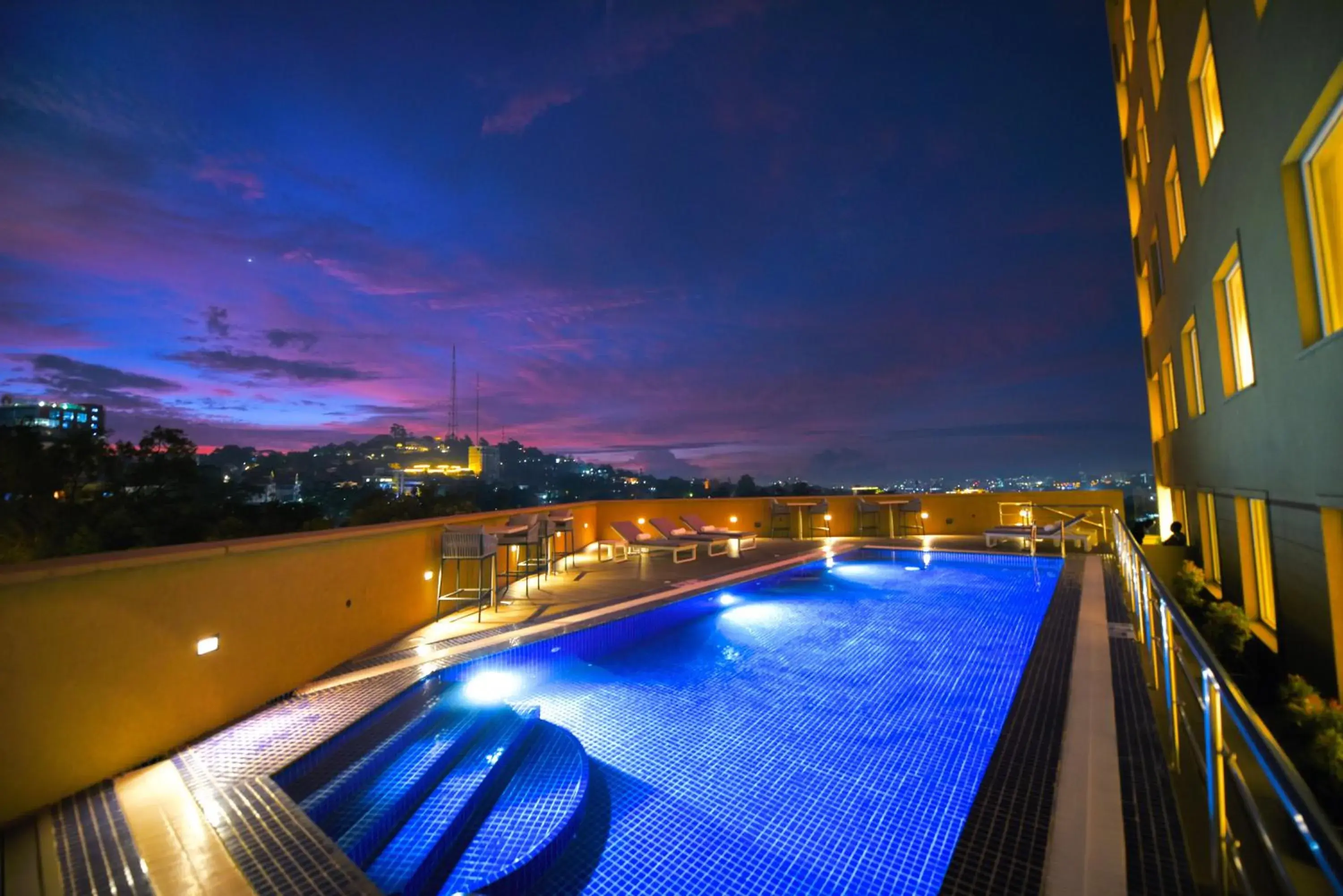Pool view in Hilton Garden Inn Kampala Pool view in Hilton Garden Inn Kampala