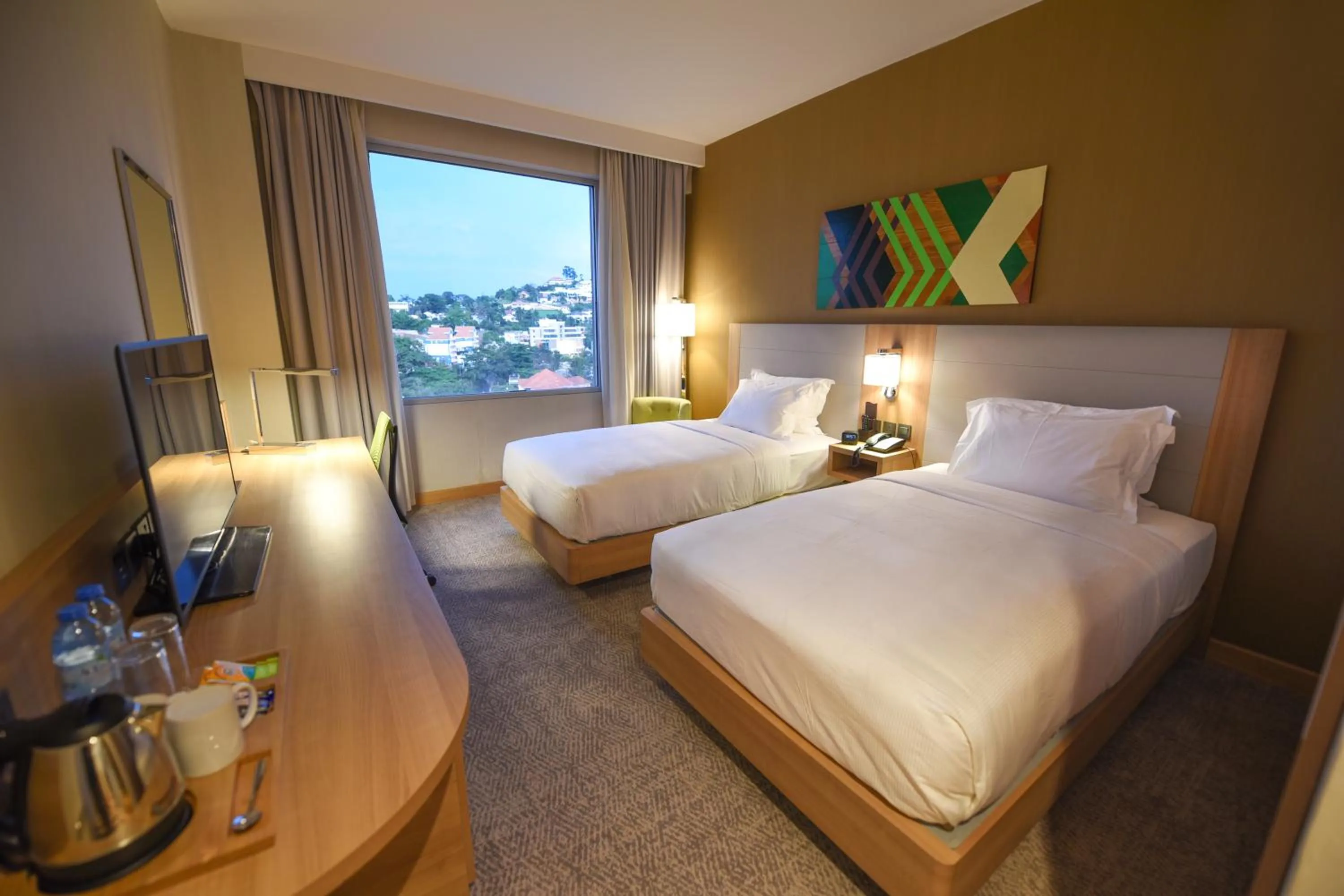 Bedroom, Bed in Hilton Garden Inn Kampala