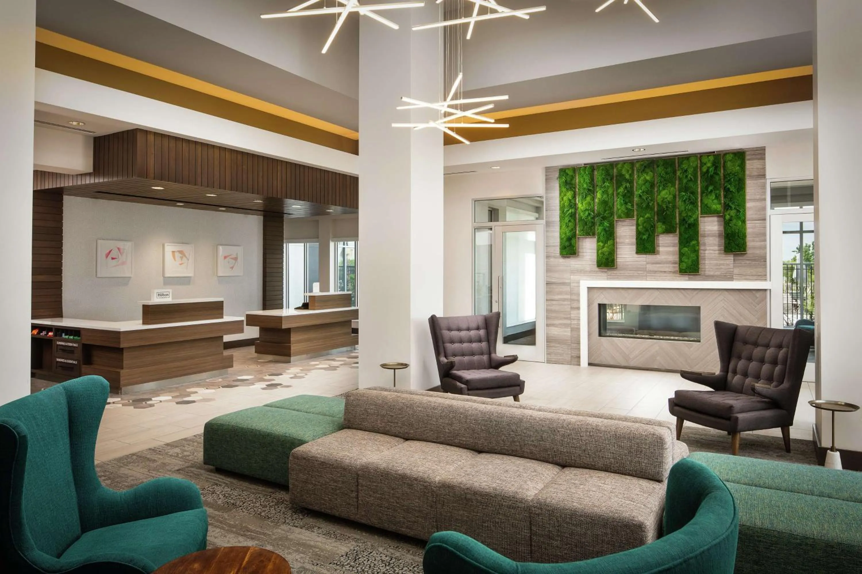 Lobby or reception in Hilton Garden Inn Sacramento Airport Natomas