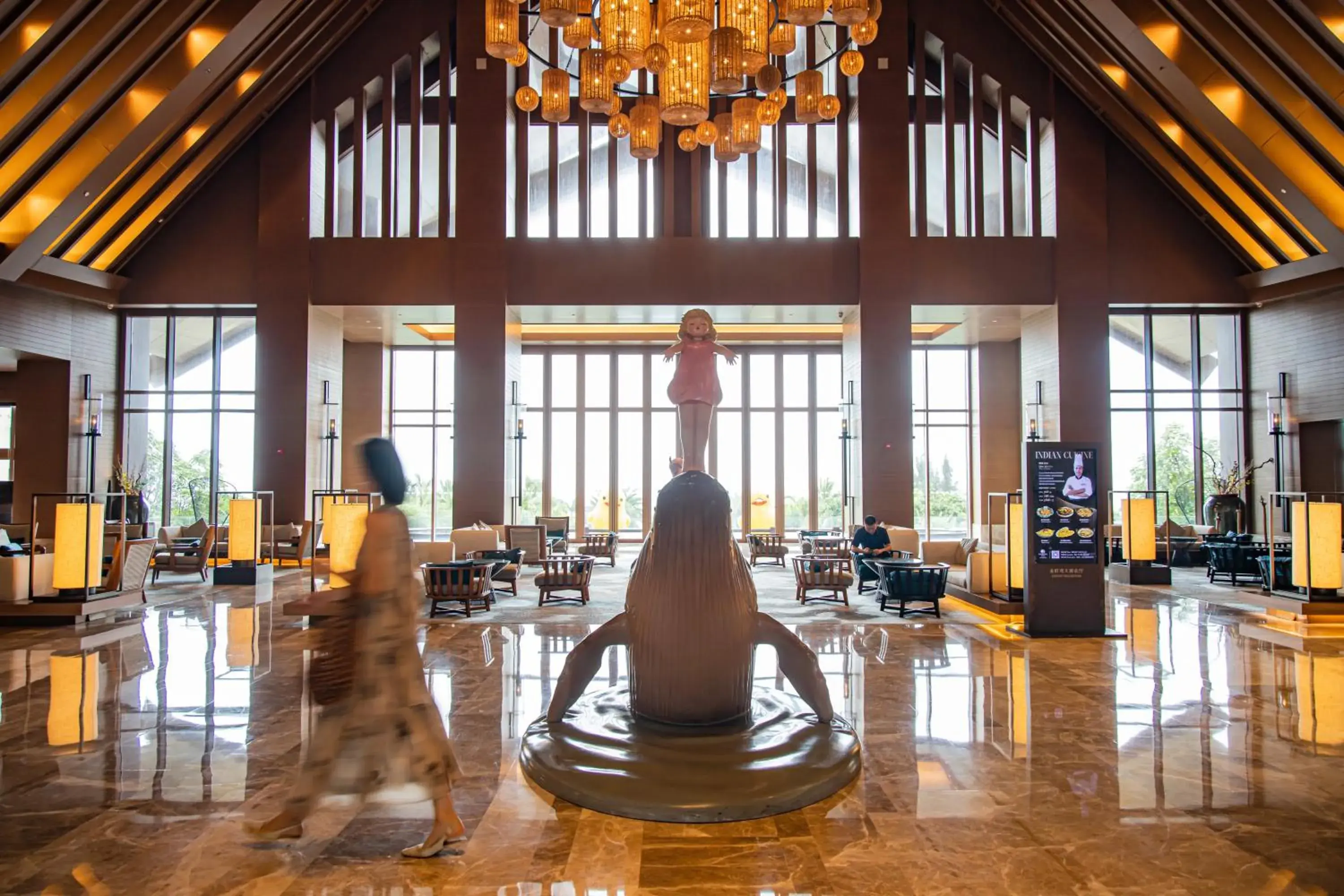 Lobby or reception in DoubleTree by Hilton Shanwei Lobby or reception in DoubleTree by Hilton Shanwei