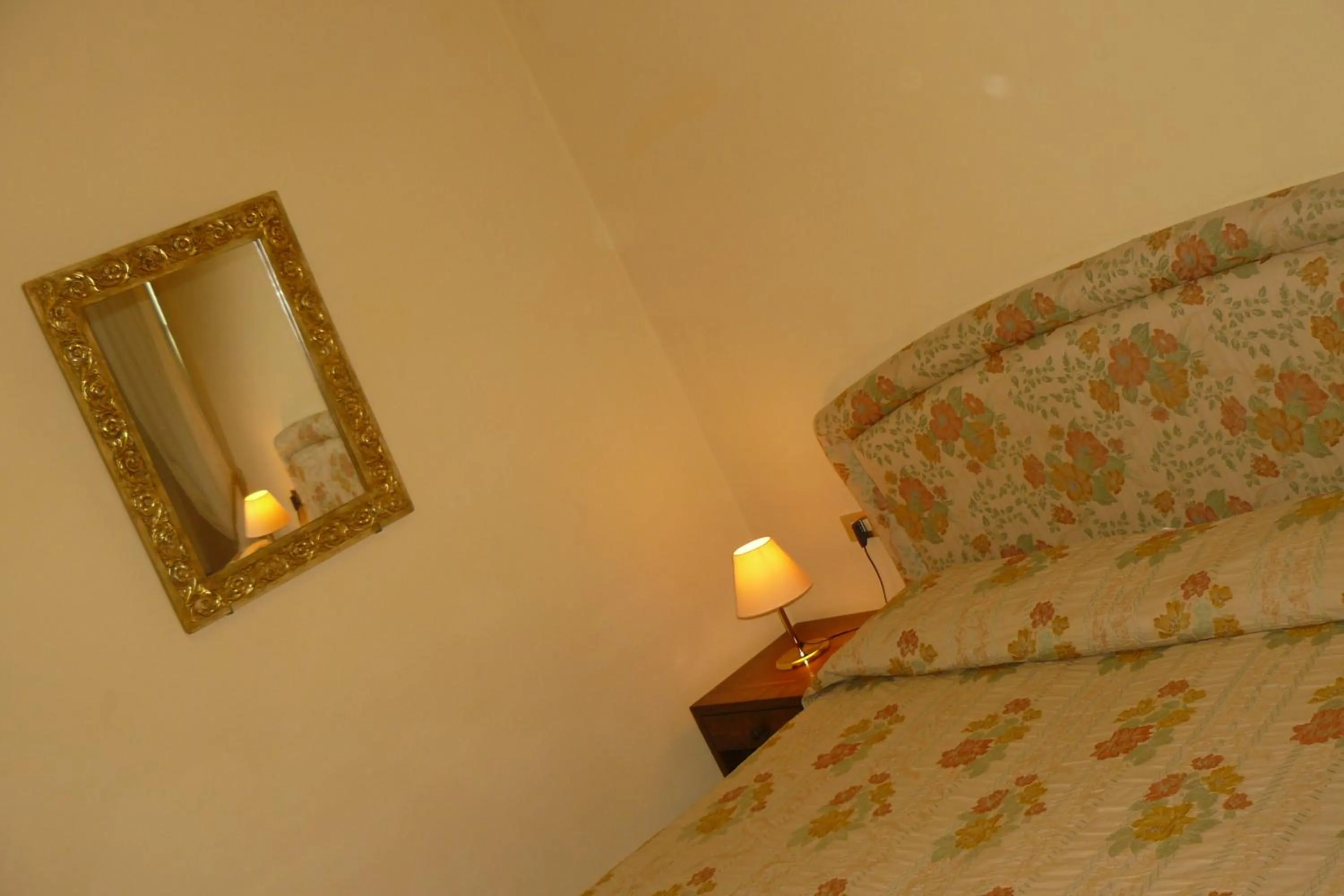 Decorative detail, Bed in Hotel La Rocca