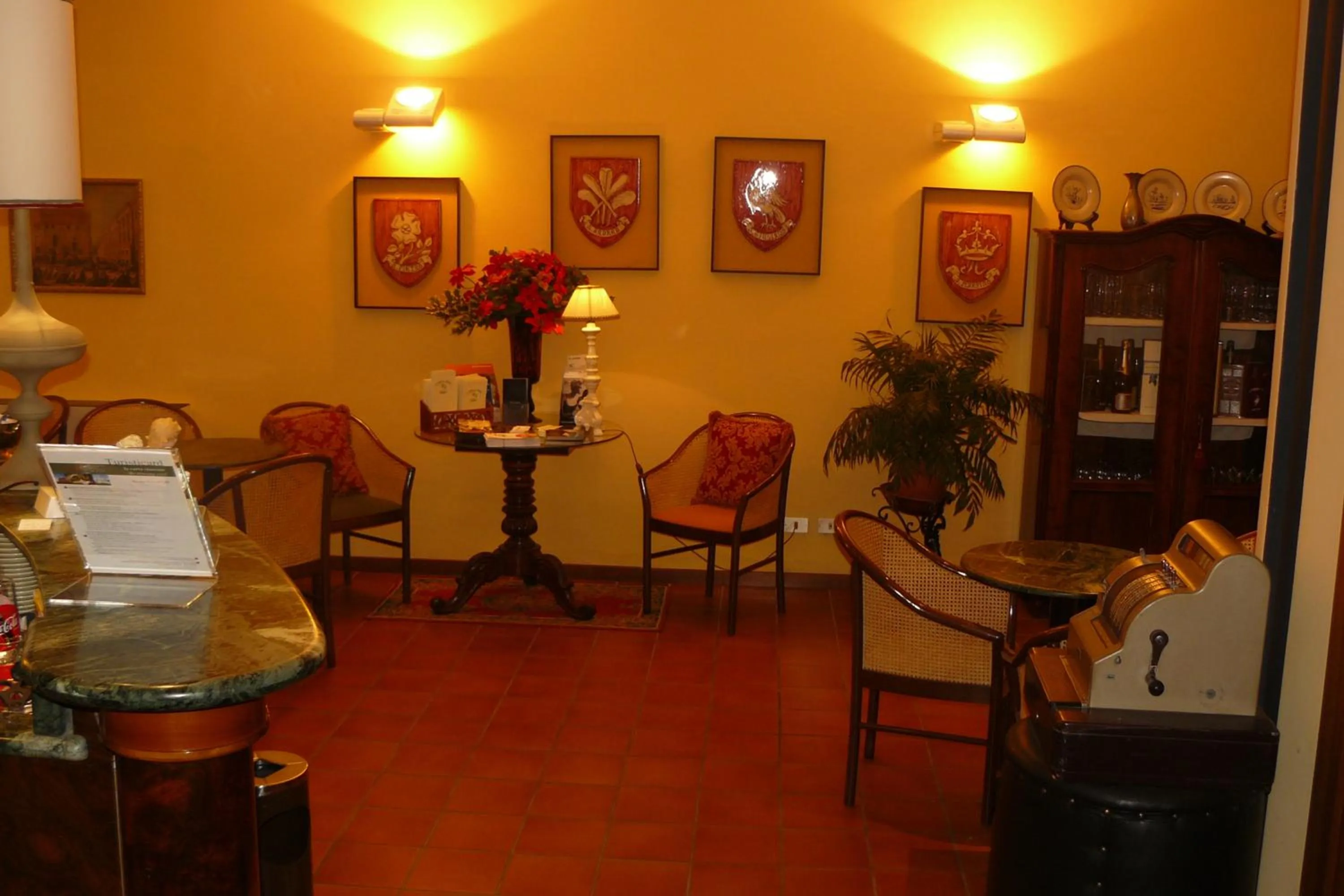 Lobby or reception in Hotel La Rocca
