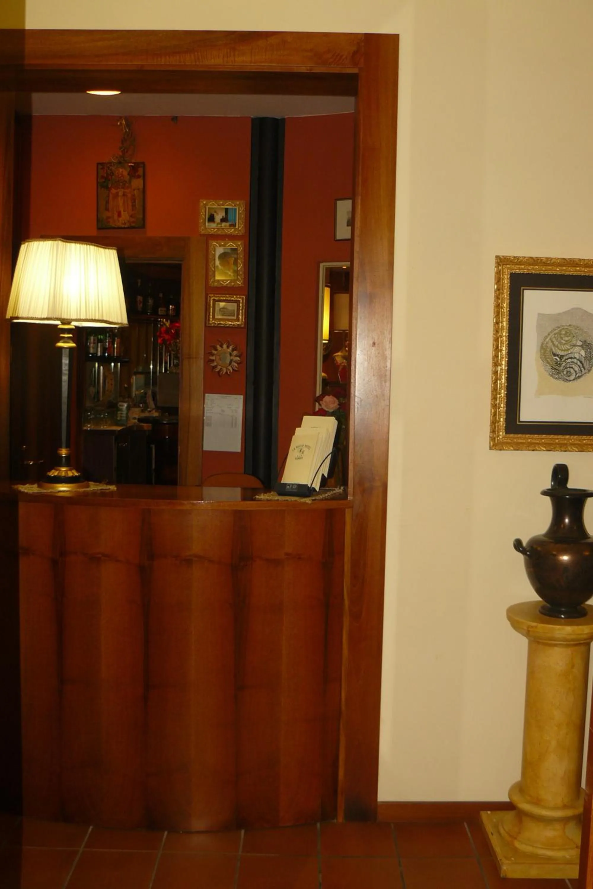 Lobby or reception in Hotel La Rocca