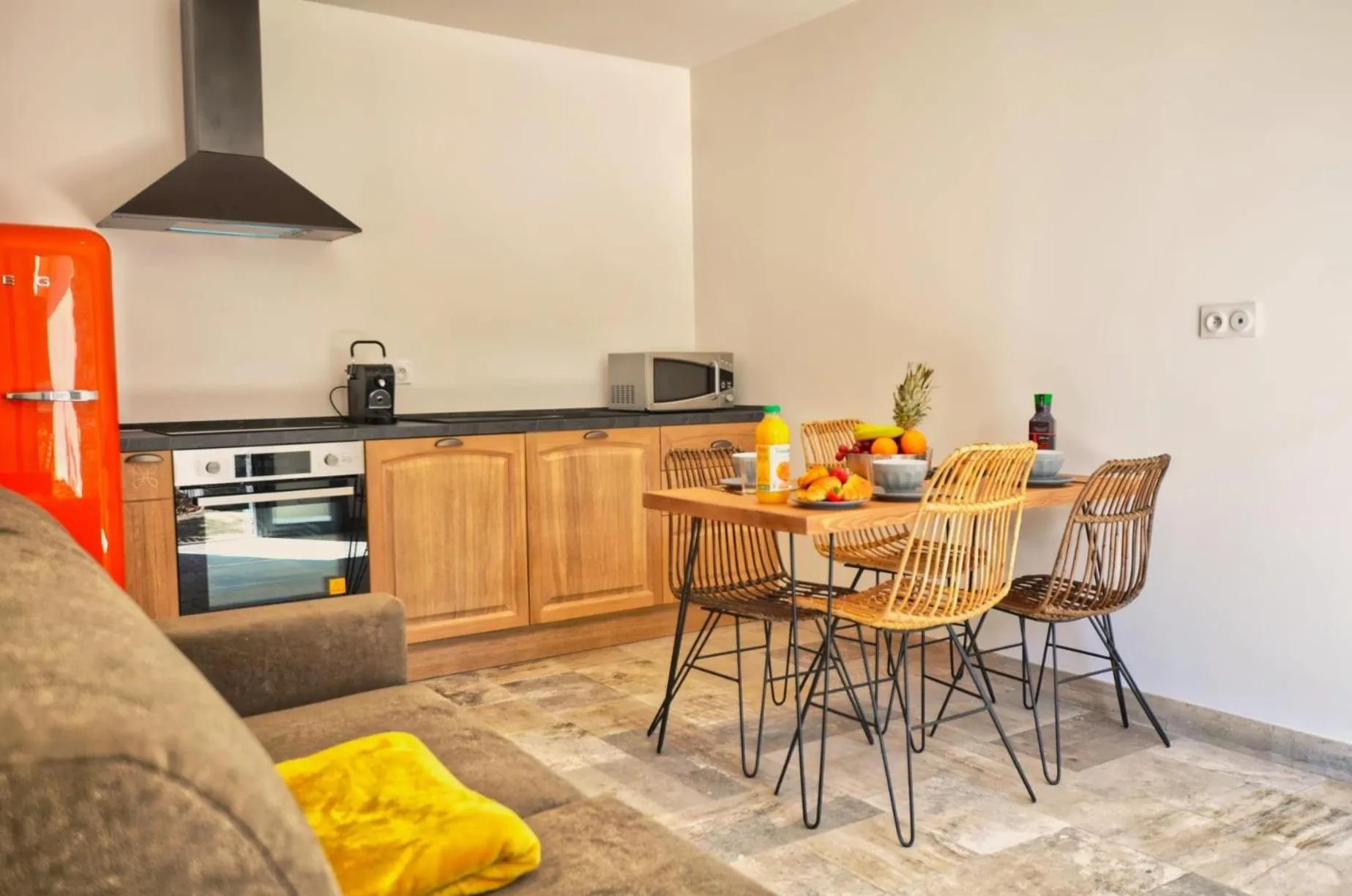 Kitchen or kitchenette in Residence Marea Resort