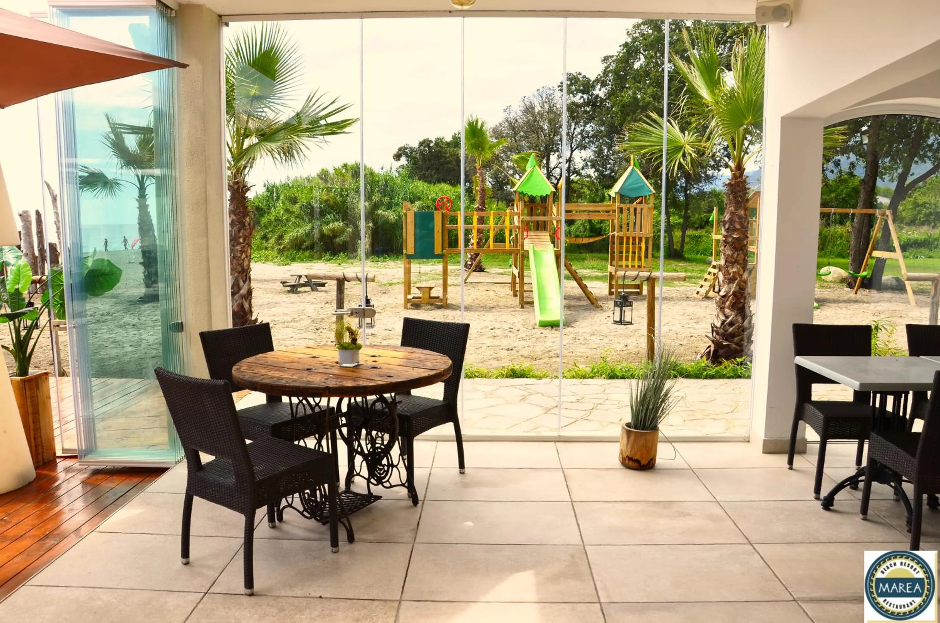 Patio in Residence Marea Resort