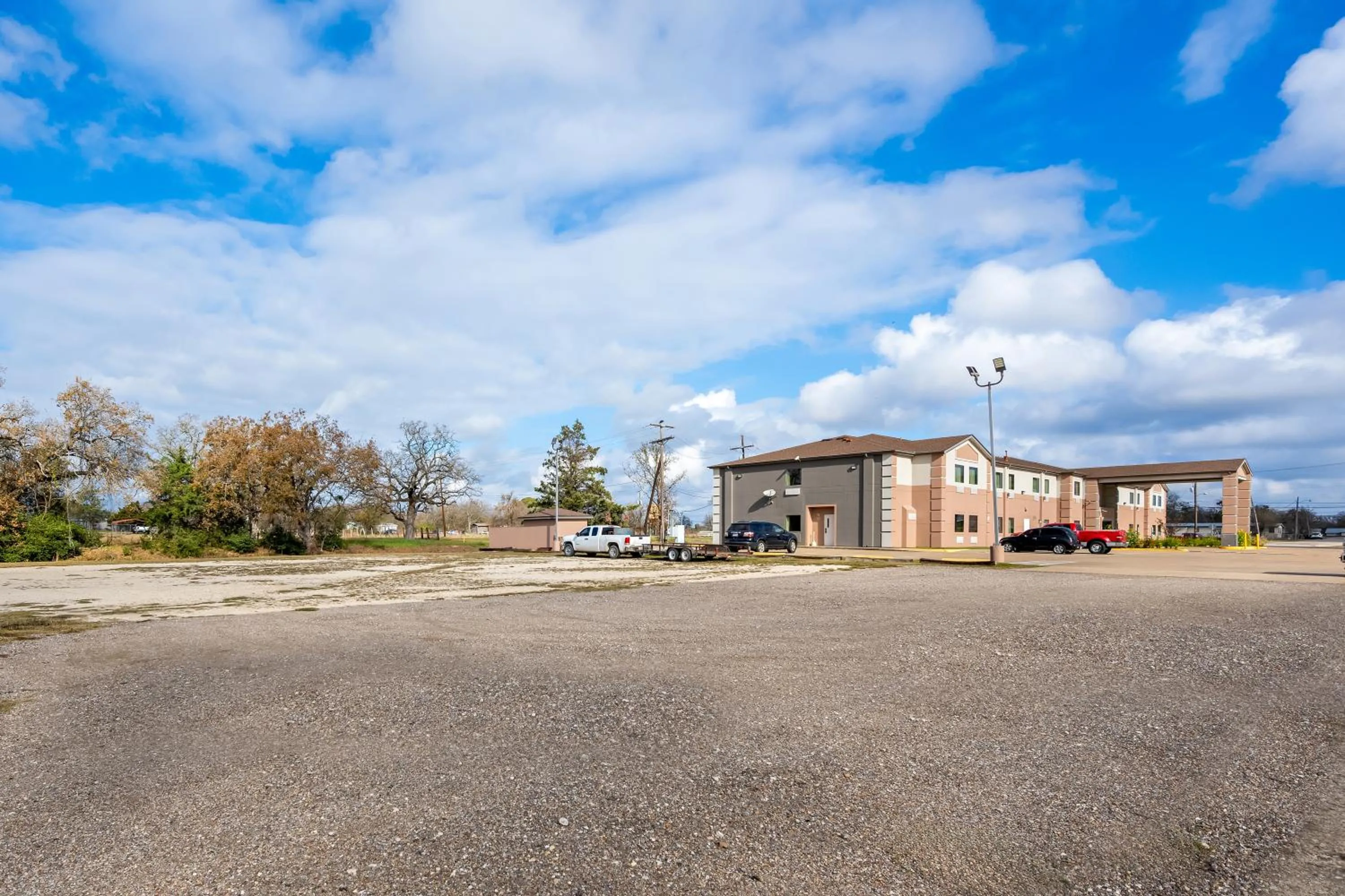 Property building in Americas Best Value Inn Somerville Texas