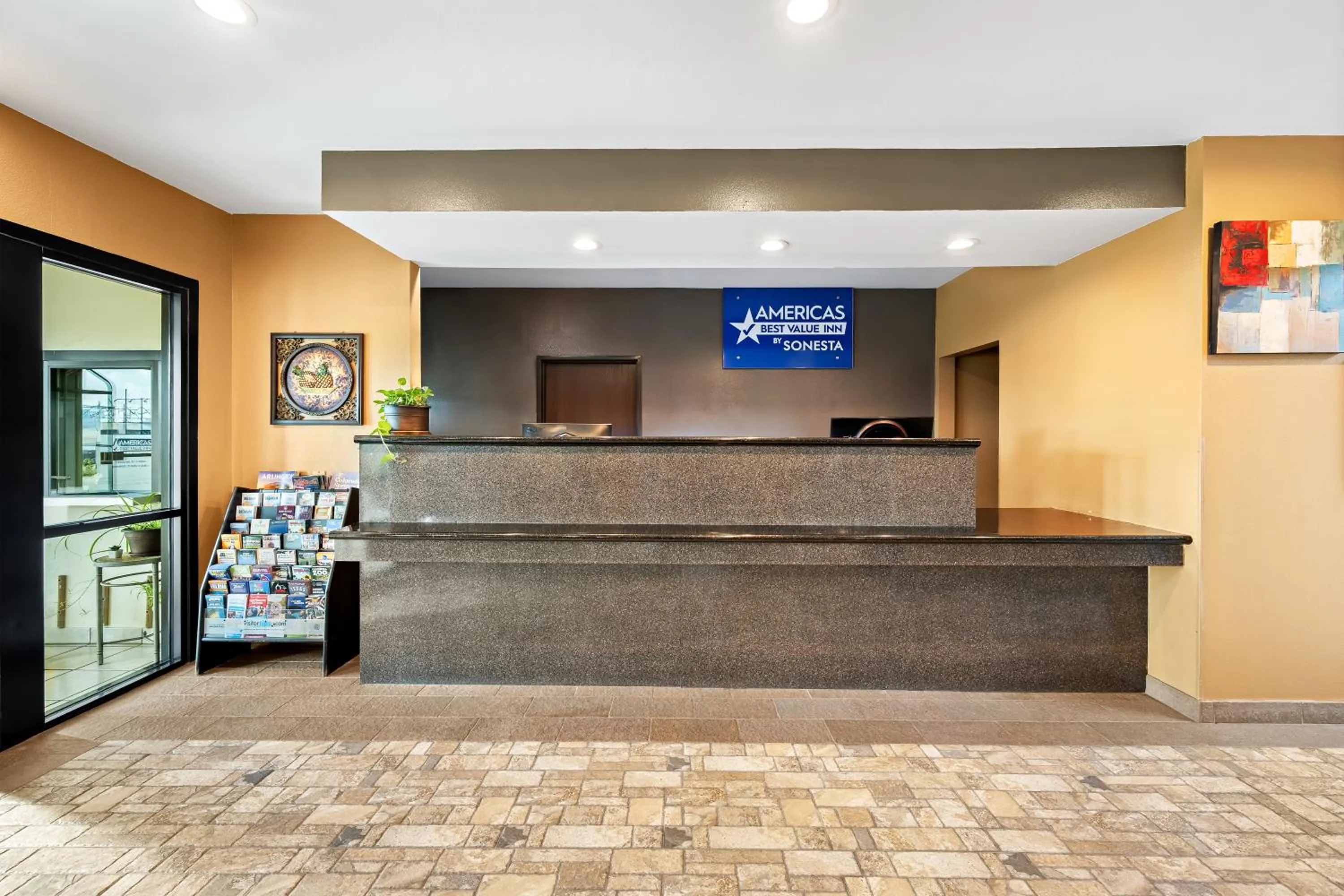 Lobby or reception in Americas Best Value Inn Somerville Texas