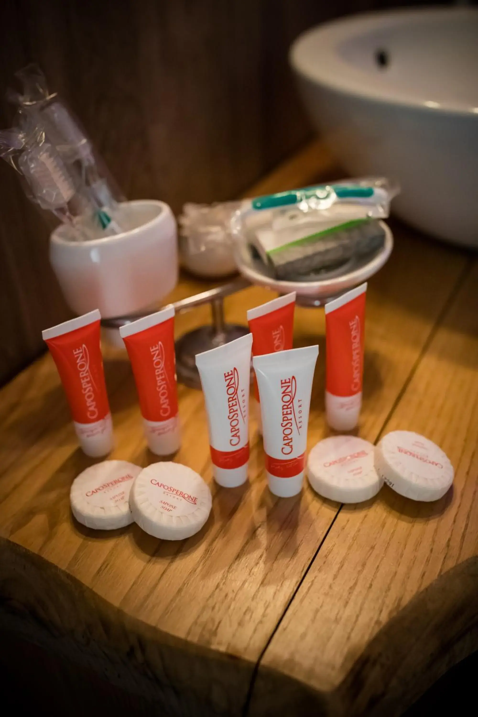 Bathroom in CapoSperone Resort Bathroom in CapoSperone Resort