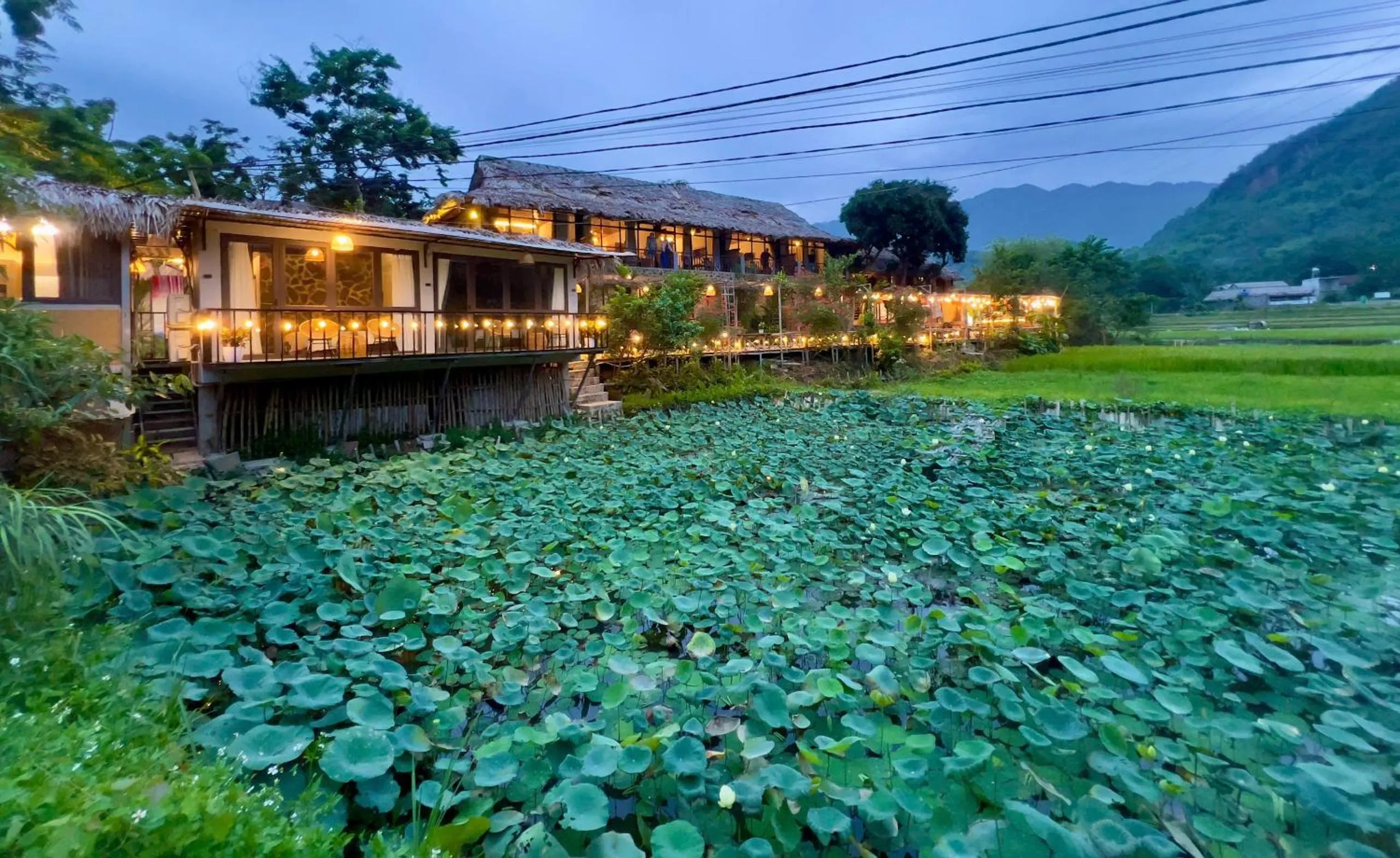 Balcony/Terrace in Mai Chau Sky Resort