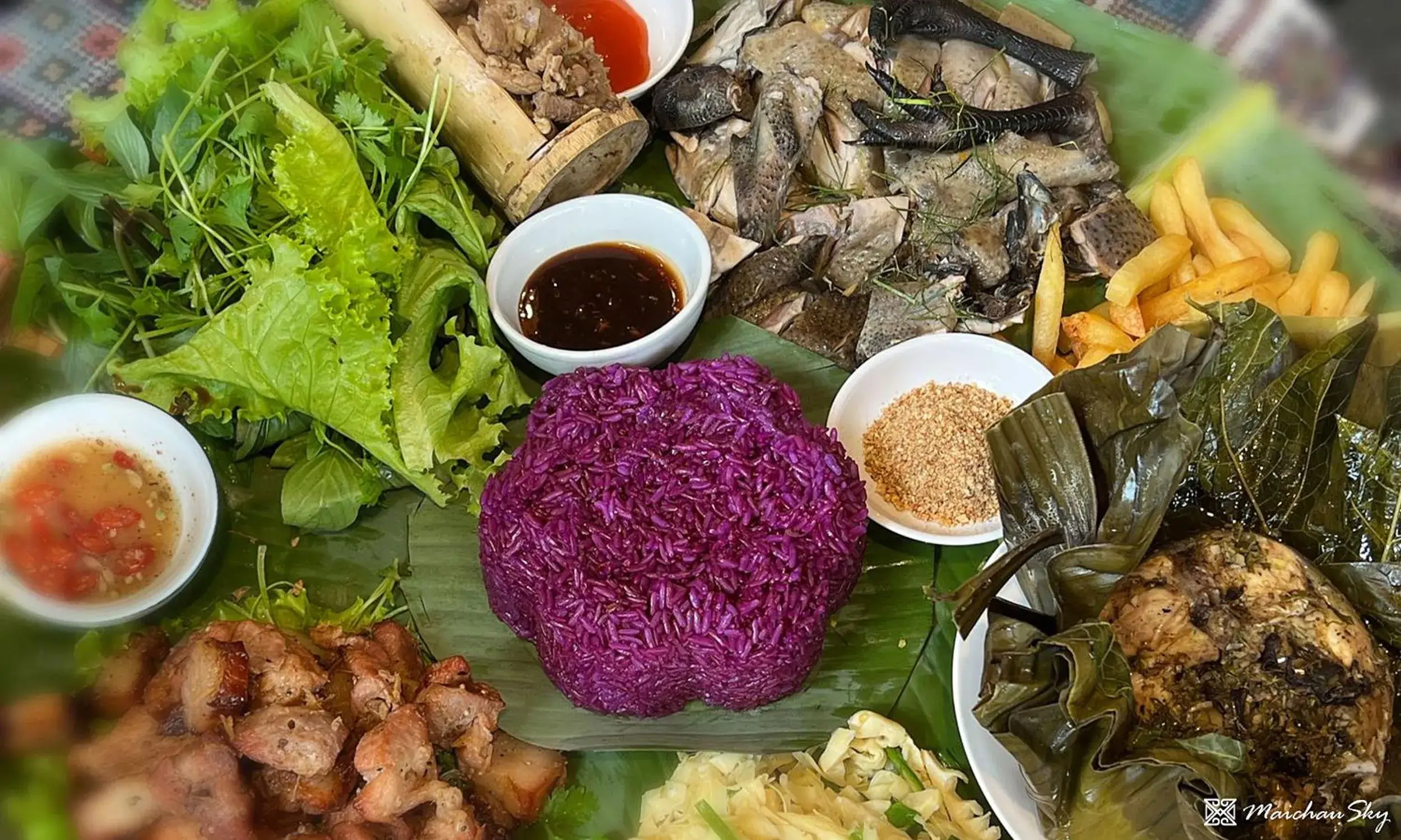 Food and drinks in Mai Chau Sky Resort Food and drinks in Mai Chau Sky Resort