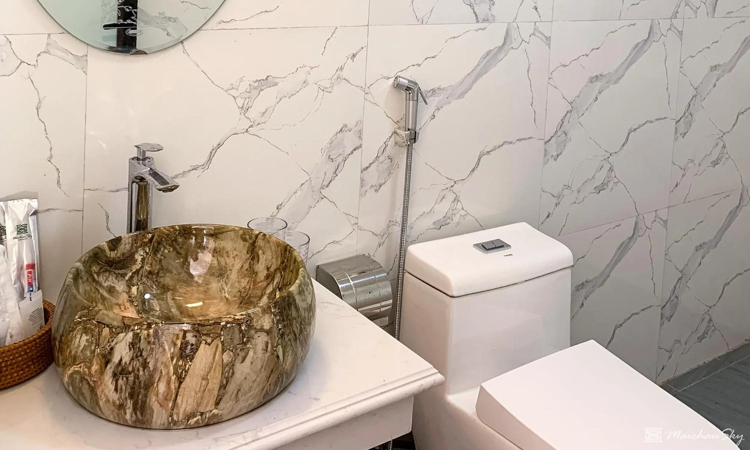 Bathroom in Mai Chau Sky Resort