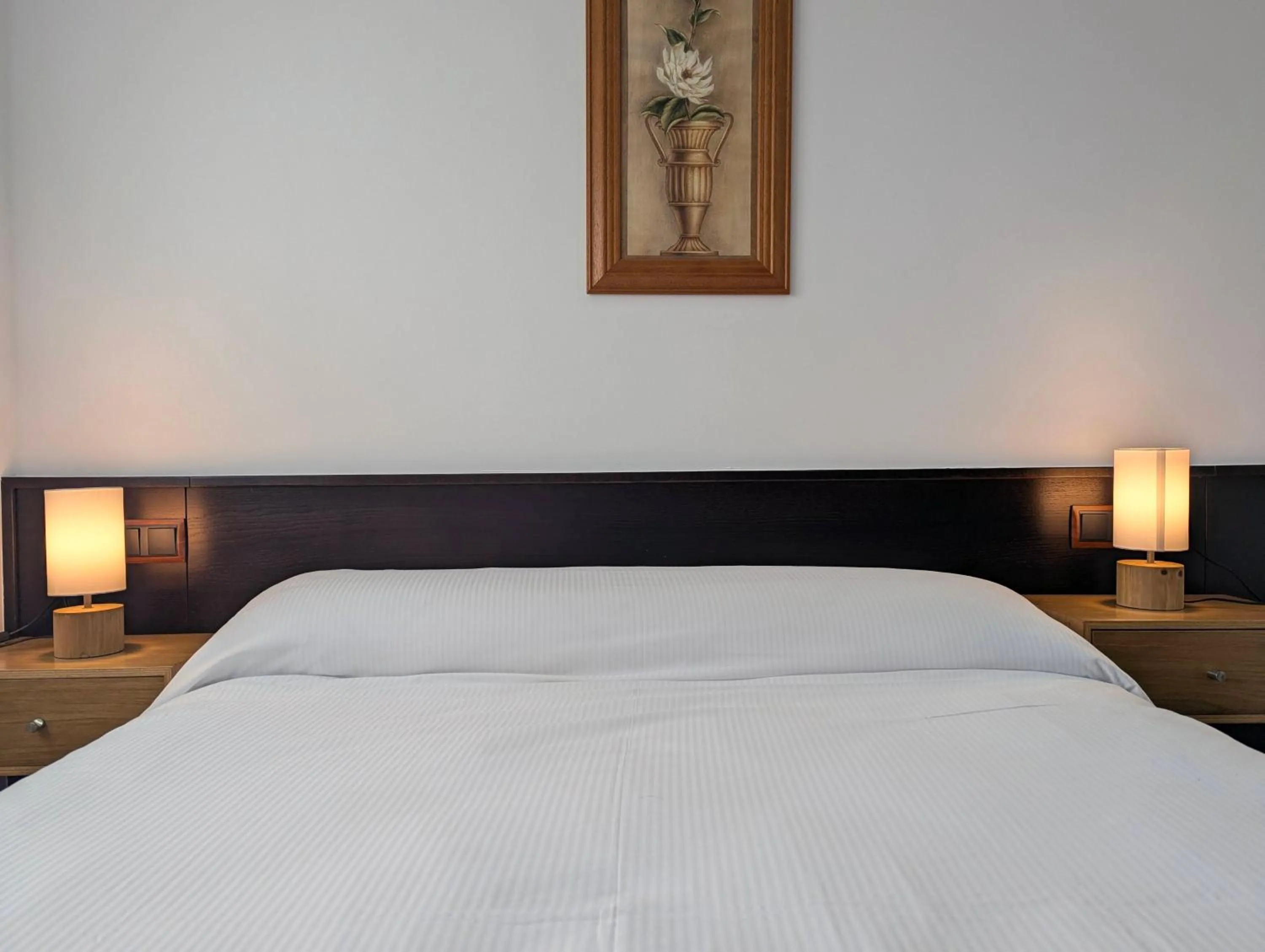 Bed in Hotel Apartamento Marouco