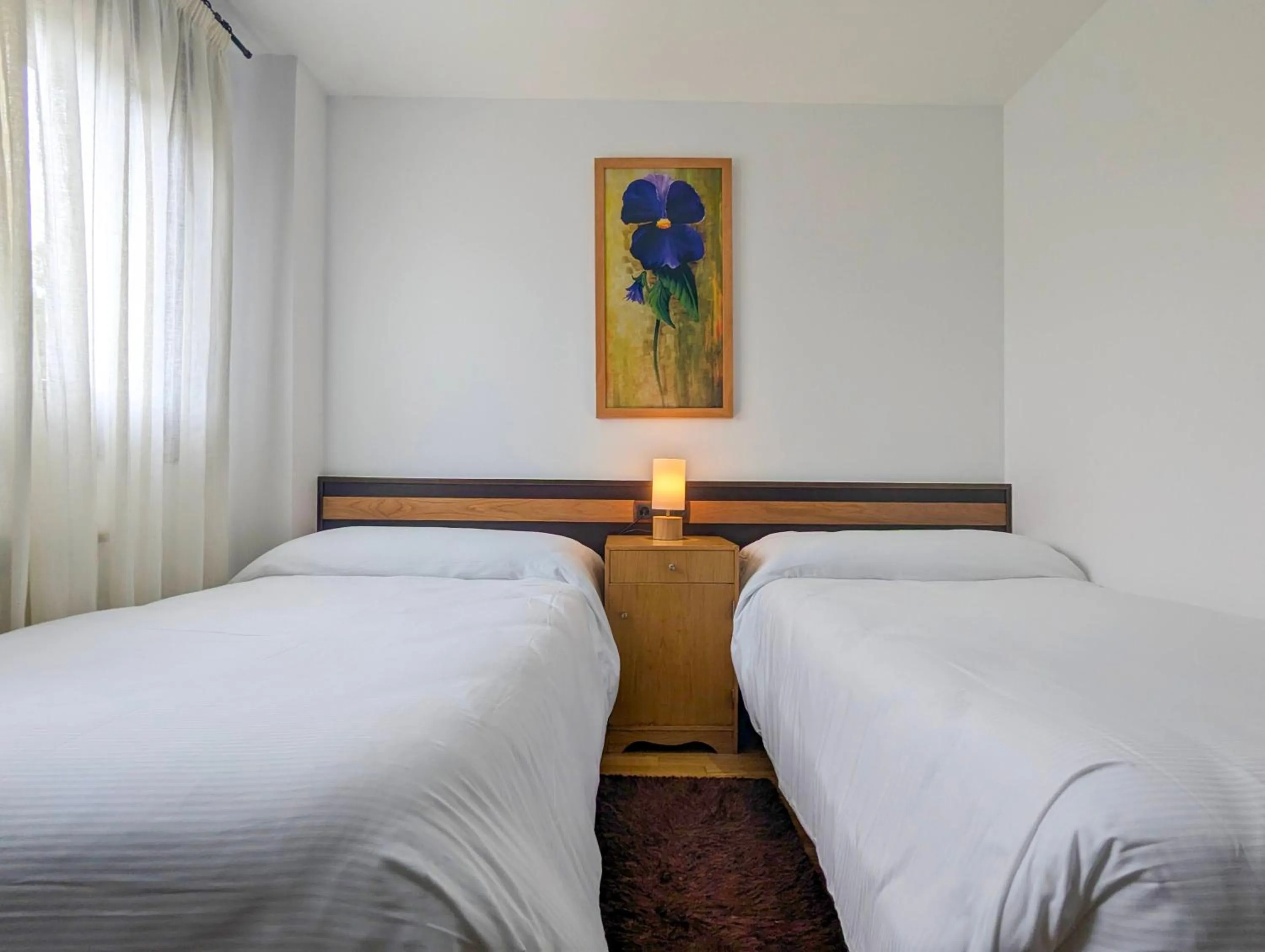 Bed in Hotel Apartamento Marouco