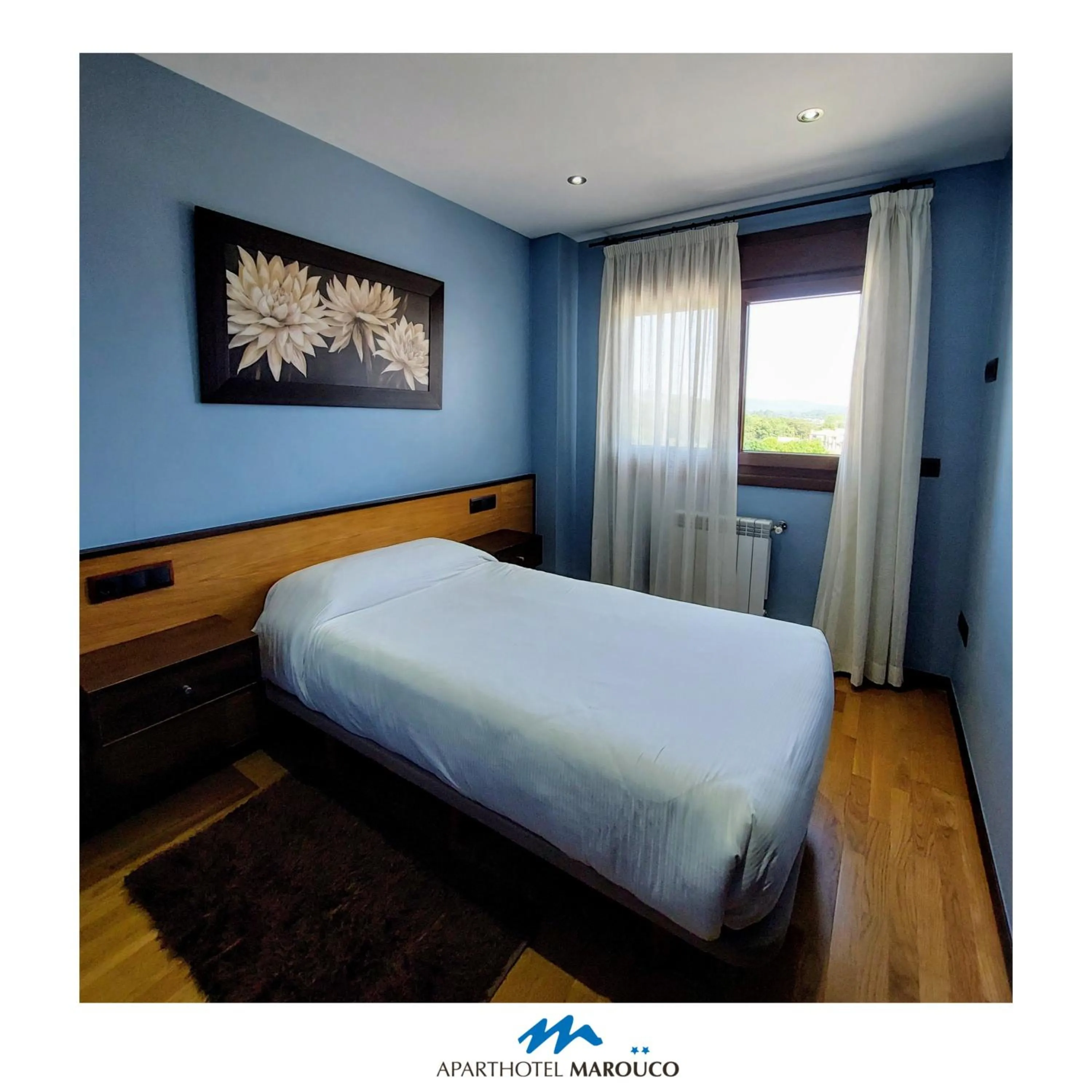 Bed in Hotel Apartamento Marouco