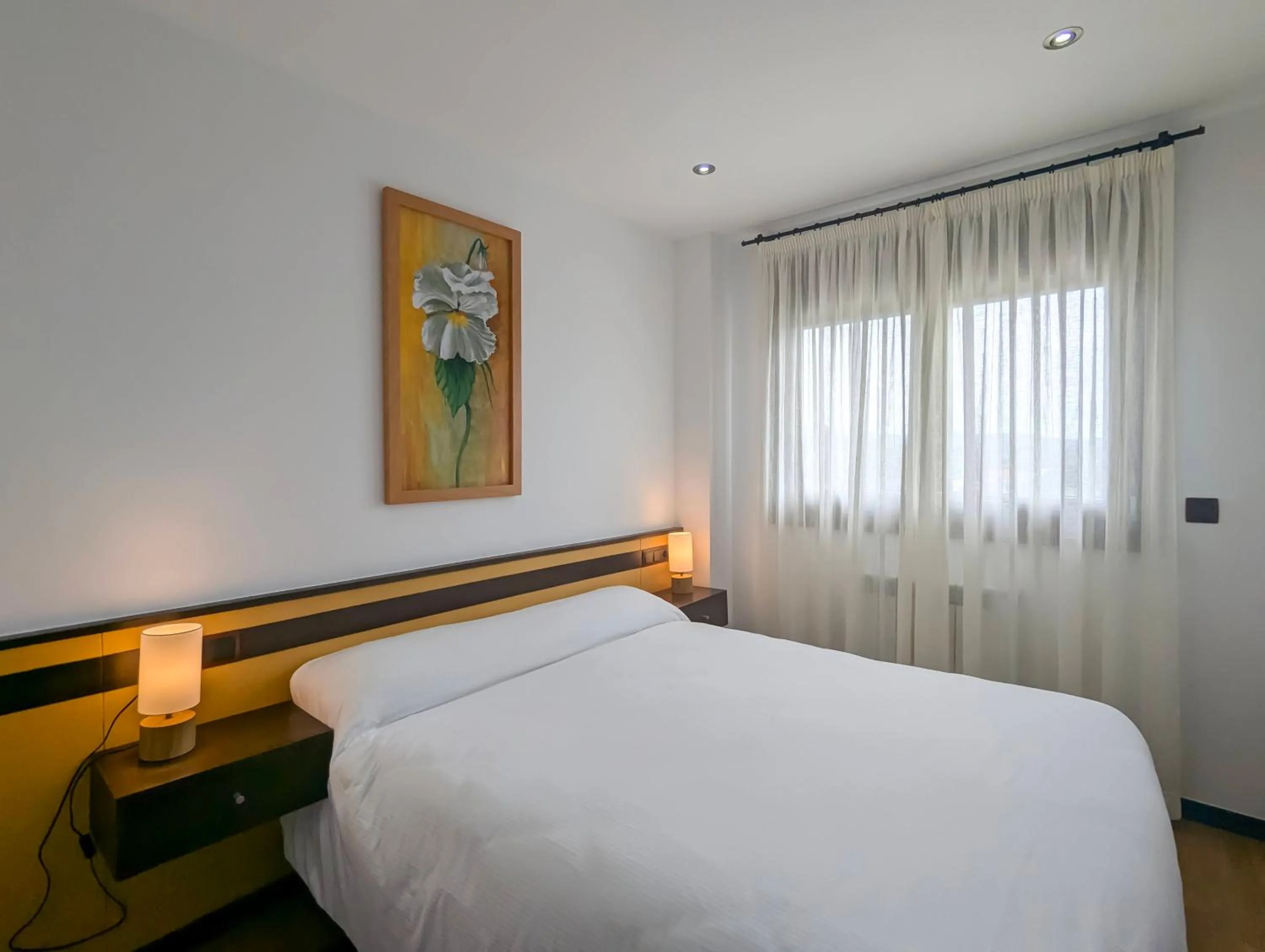 Bed in Hotel Apartamento Marouco