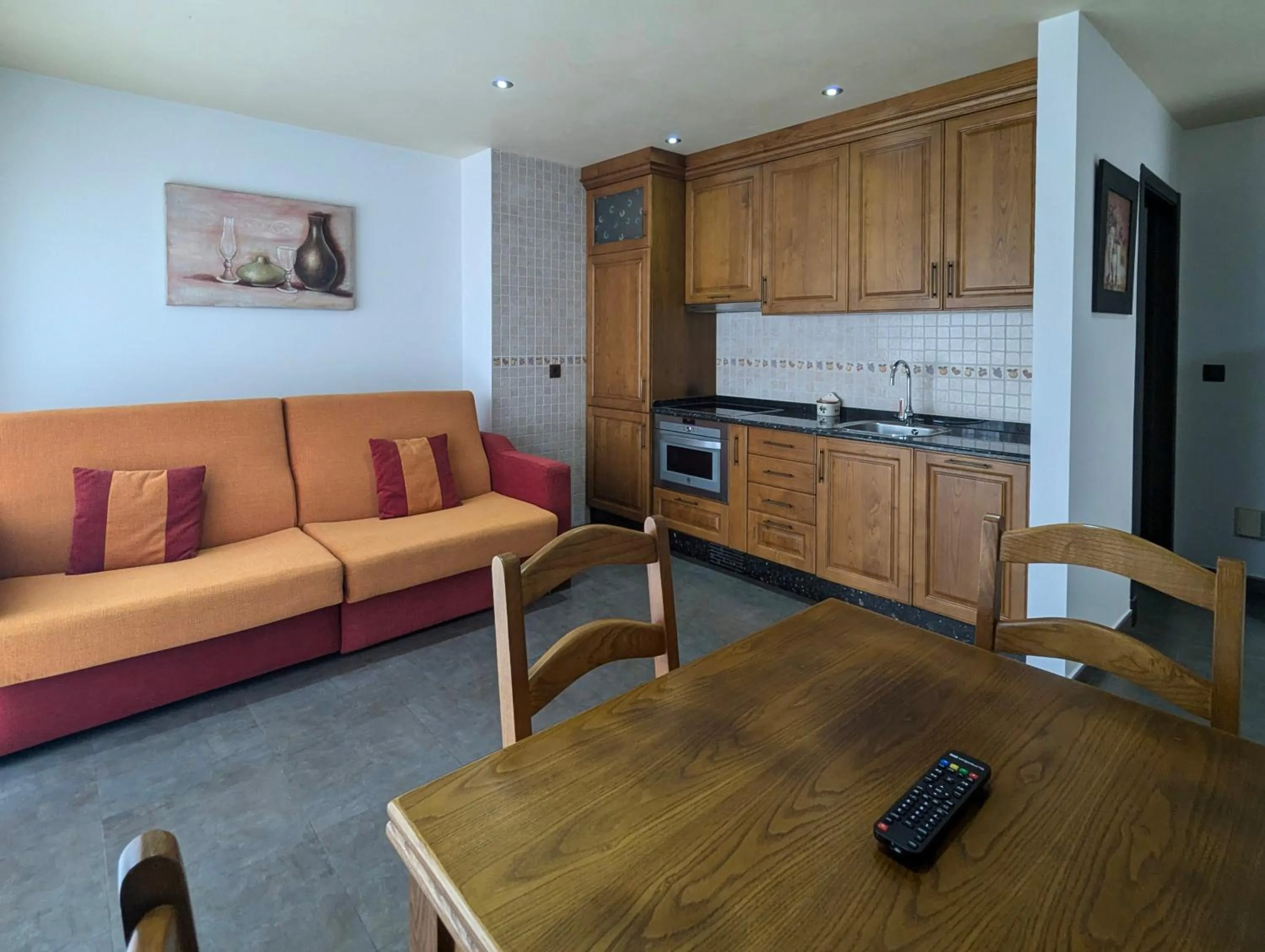 Kitchen or kitchenette in Hotel Apartamento Marouco