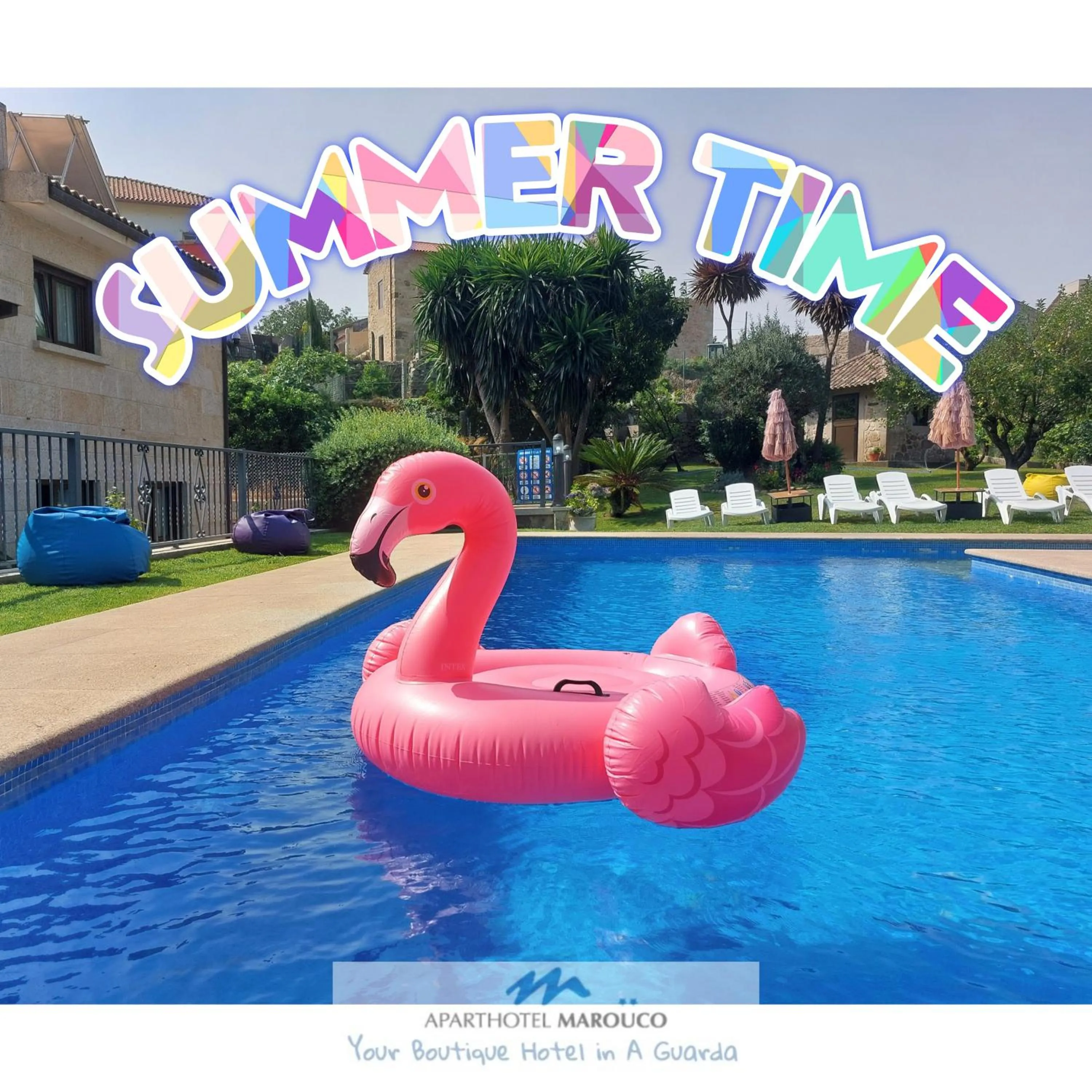 Swimming pool in Hotel Apartamento Marouco