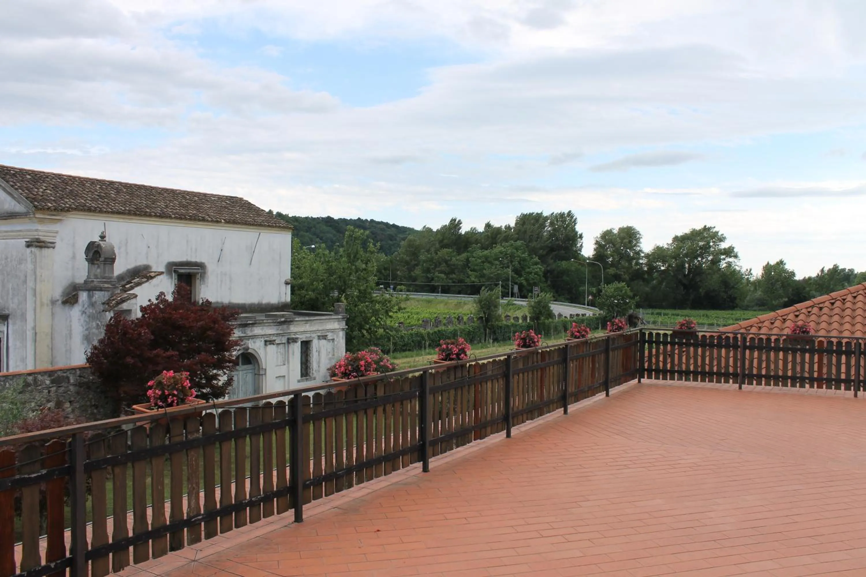 Balcony/Terrace in Agriturismo Grillo Iole Winery