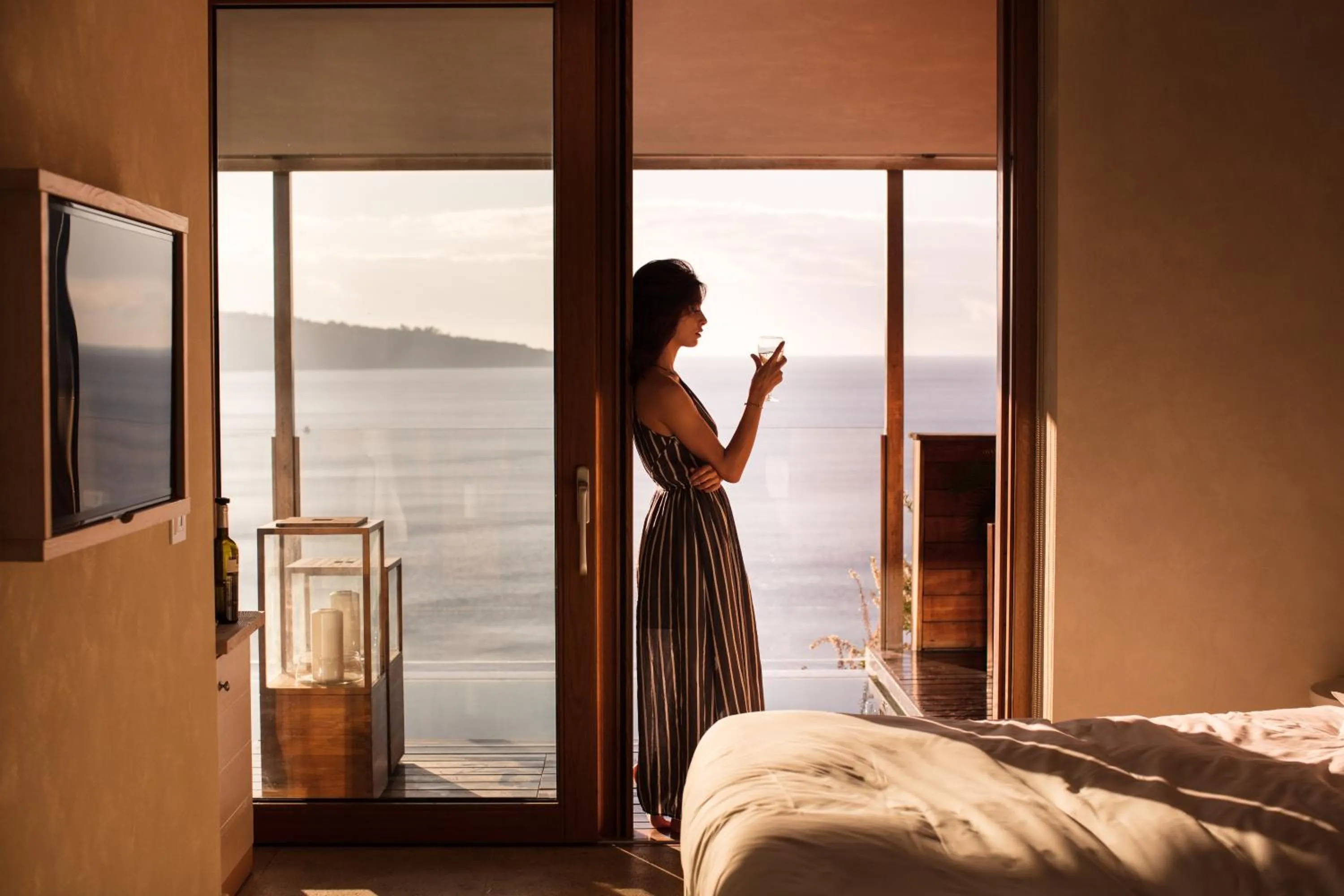 View (from property/room), Bed in Laqua by the Sea