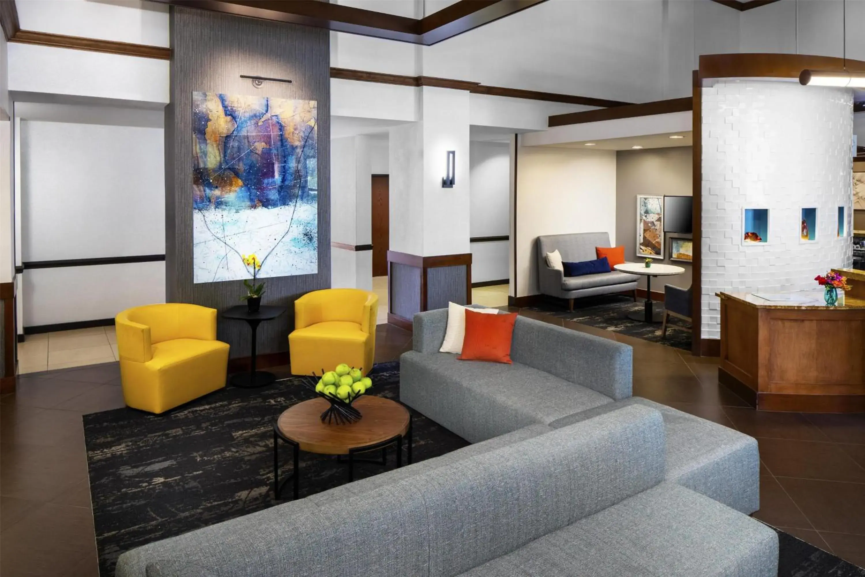 Lobby or reception in Hyatt Place Roanoke Airport / Valley View Mall Lobby or reception in Hyatt Place Roanoke Airport / Valley View Mall