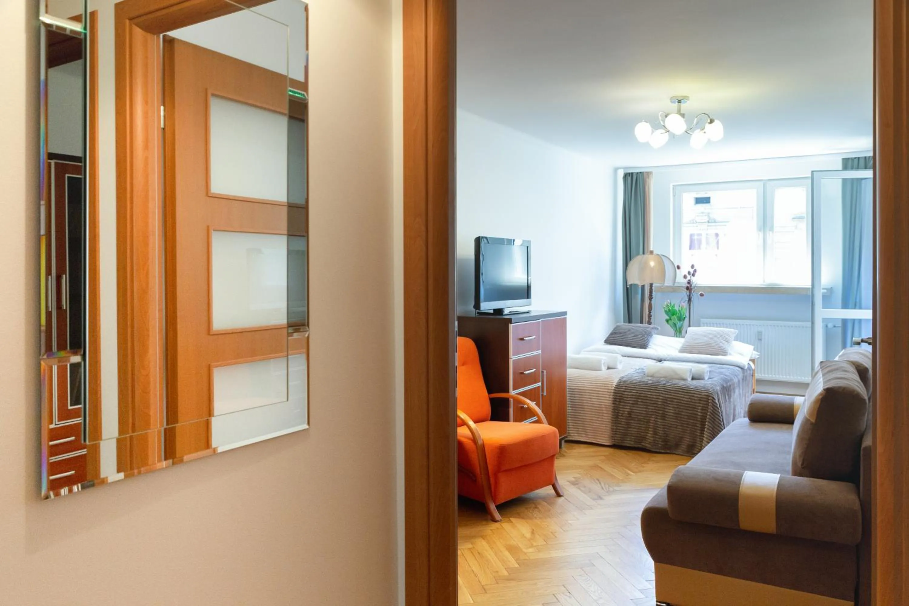 Bedroom in Traditional Apartment Starowiślna street