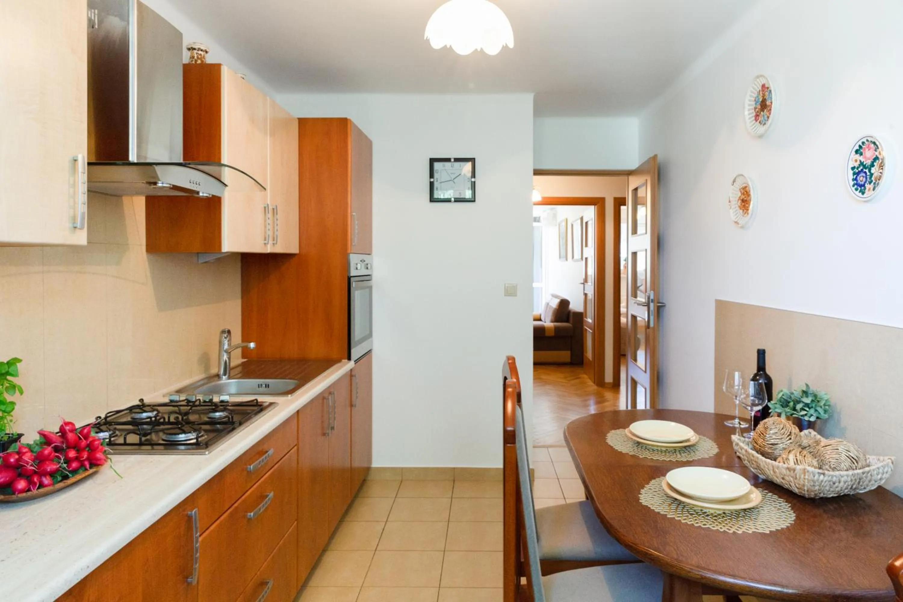Kitchen or kitchenette in Traditional Apartment Starowiślna street
