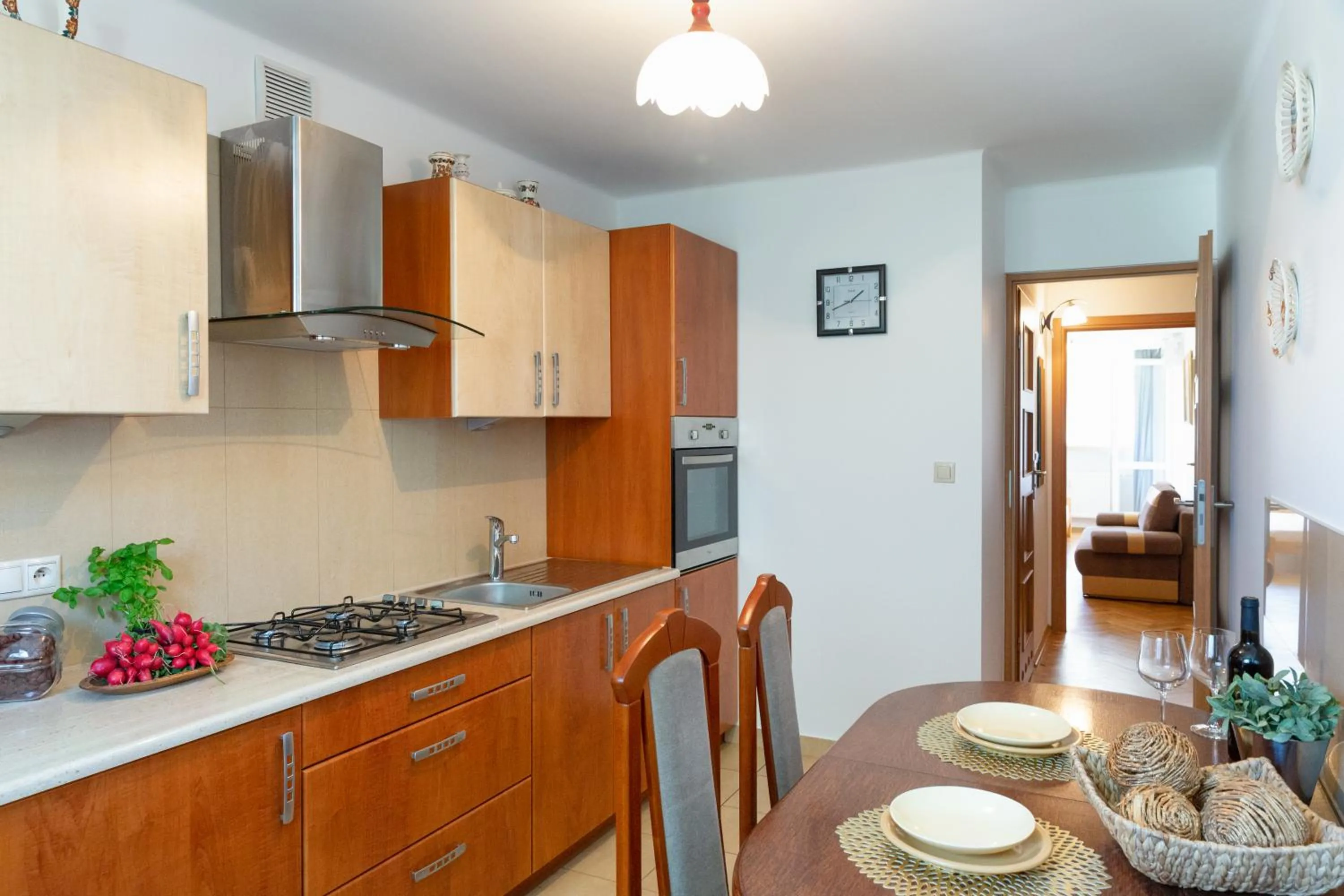 Kitchen or kitchenette in Traditional Apartment Starowiślna street