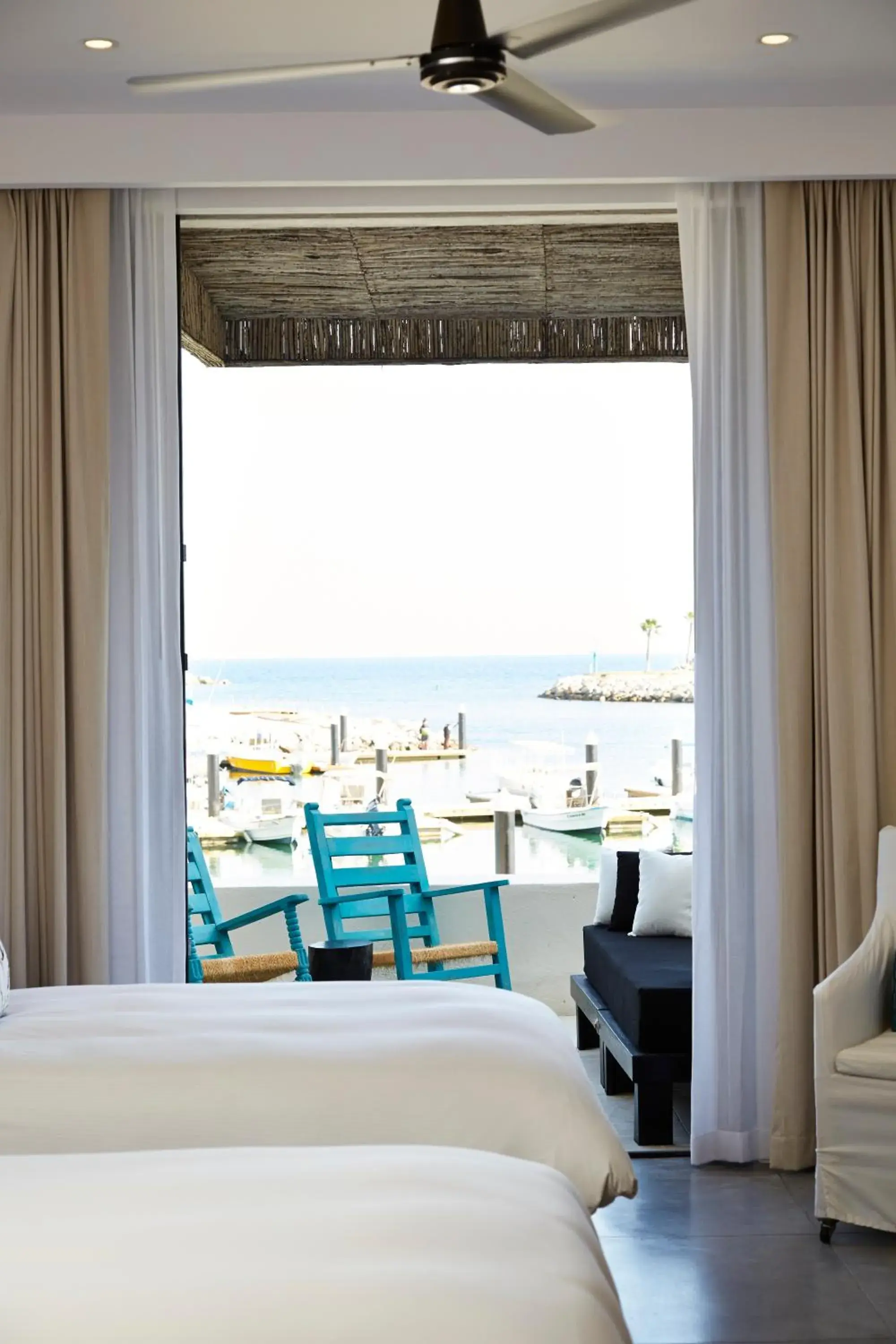 View (from property/room), Bed in Hotel El Ganzo - Adults Only View (from property/room), Bed in Hotel El Ganzo - Adults Only