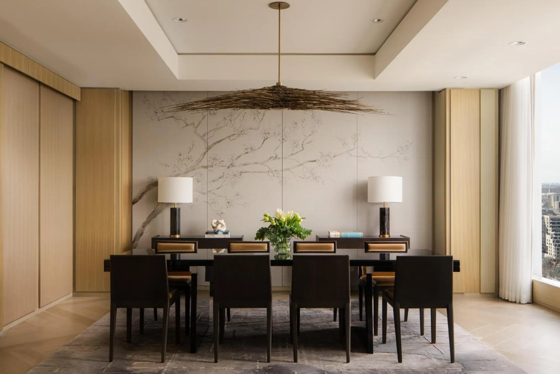 Living room in Four Seasons Hotel Toronto