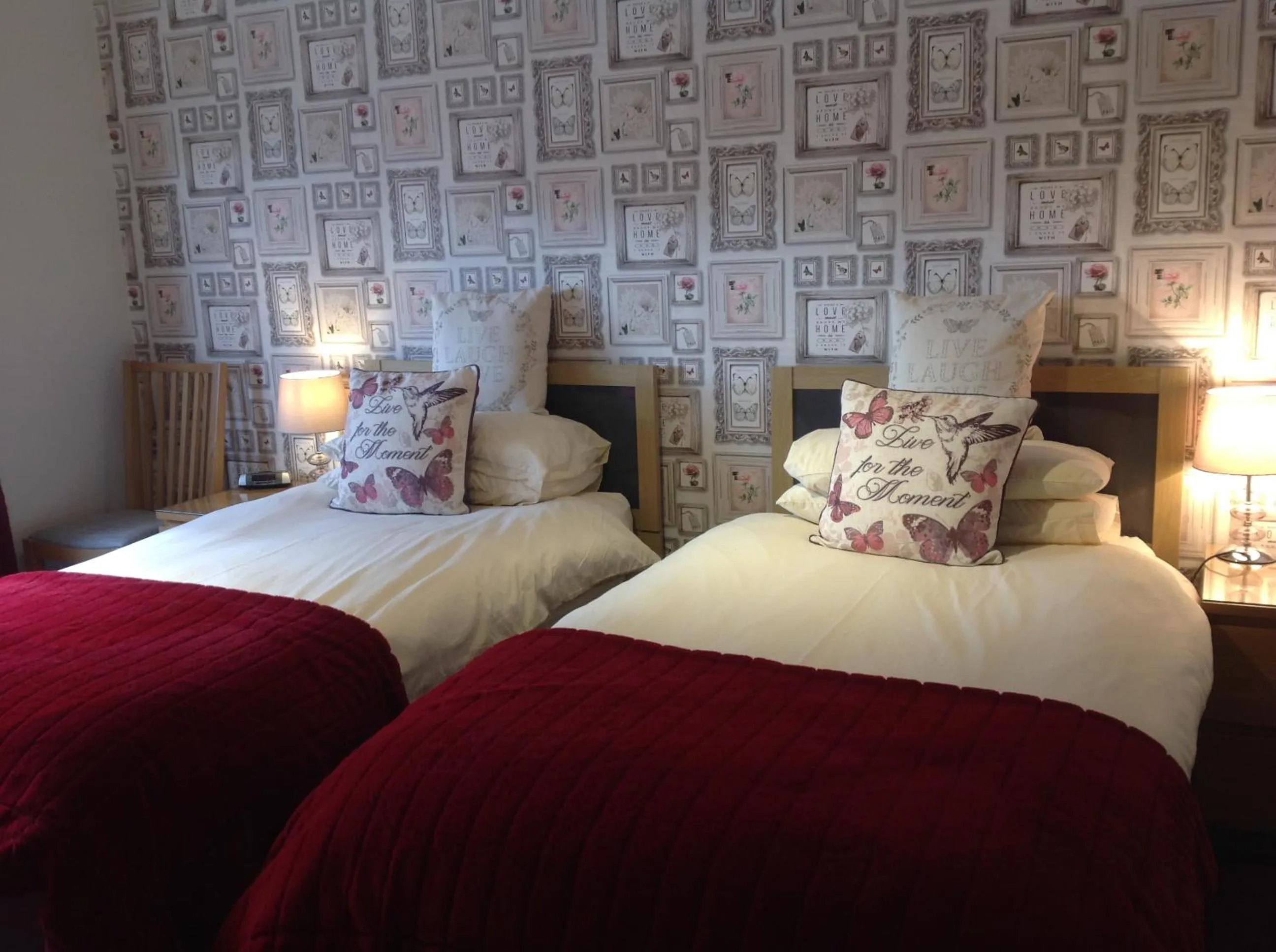 Decorative detail, Bed in Dunroamin Bed and Breakfast