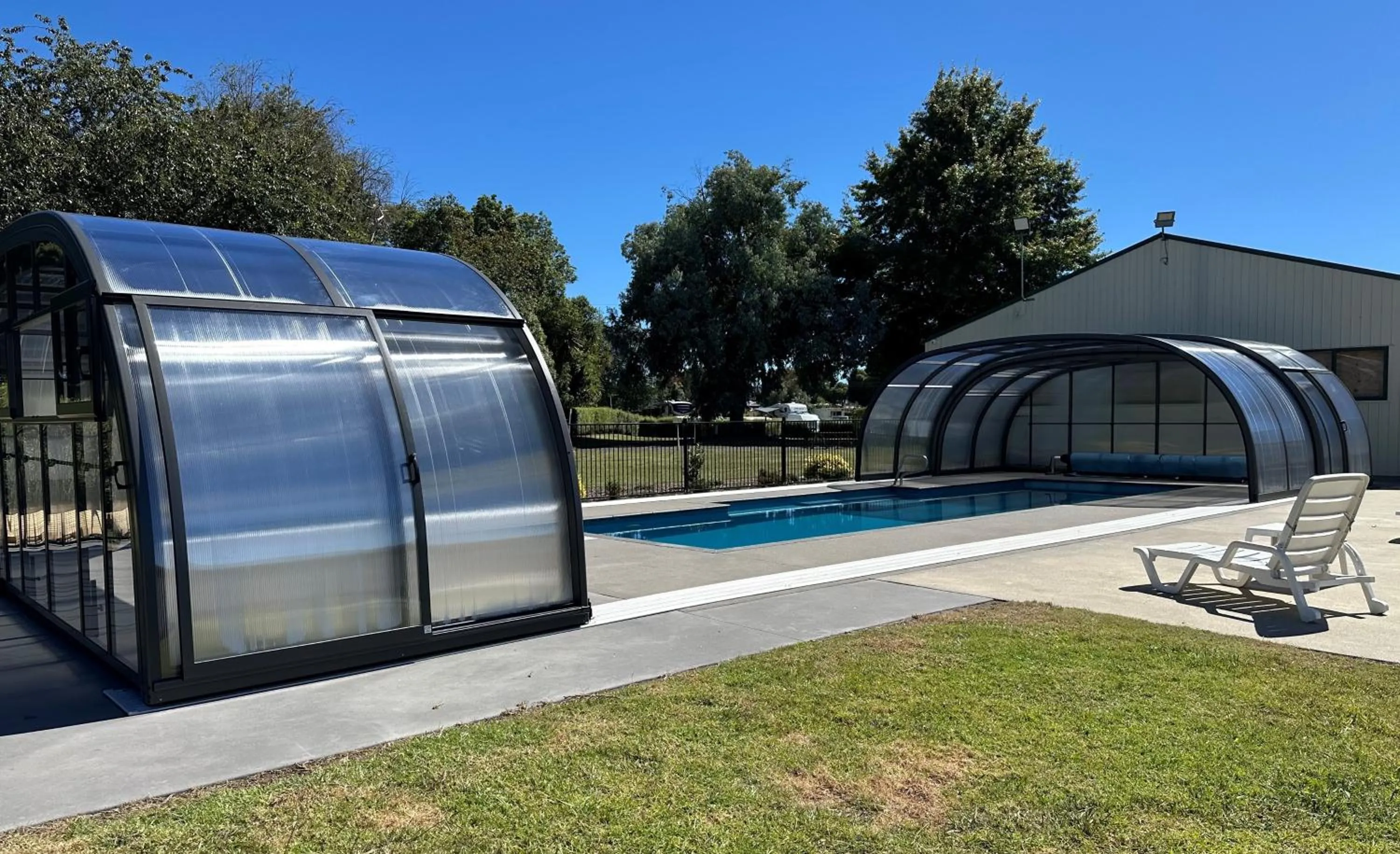 Swimming pool in Otorohanga Kiwi Holiday Park