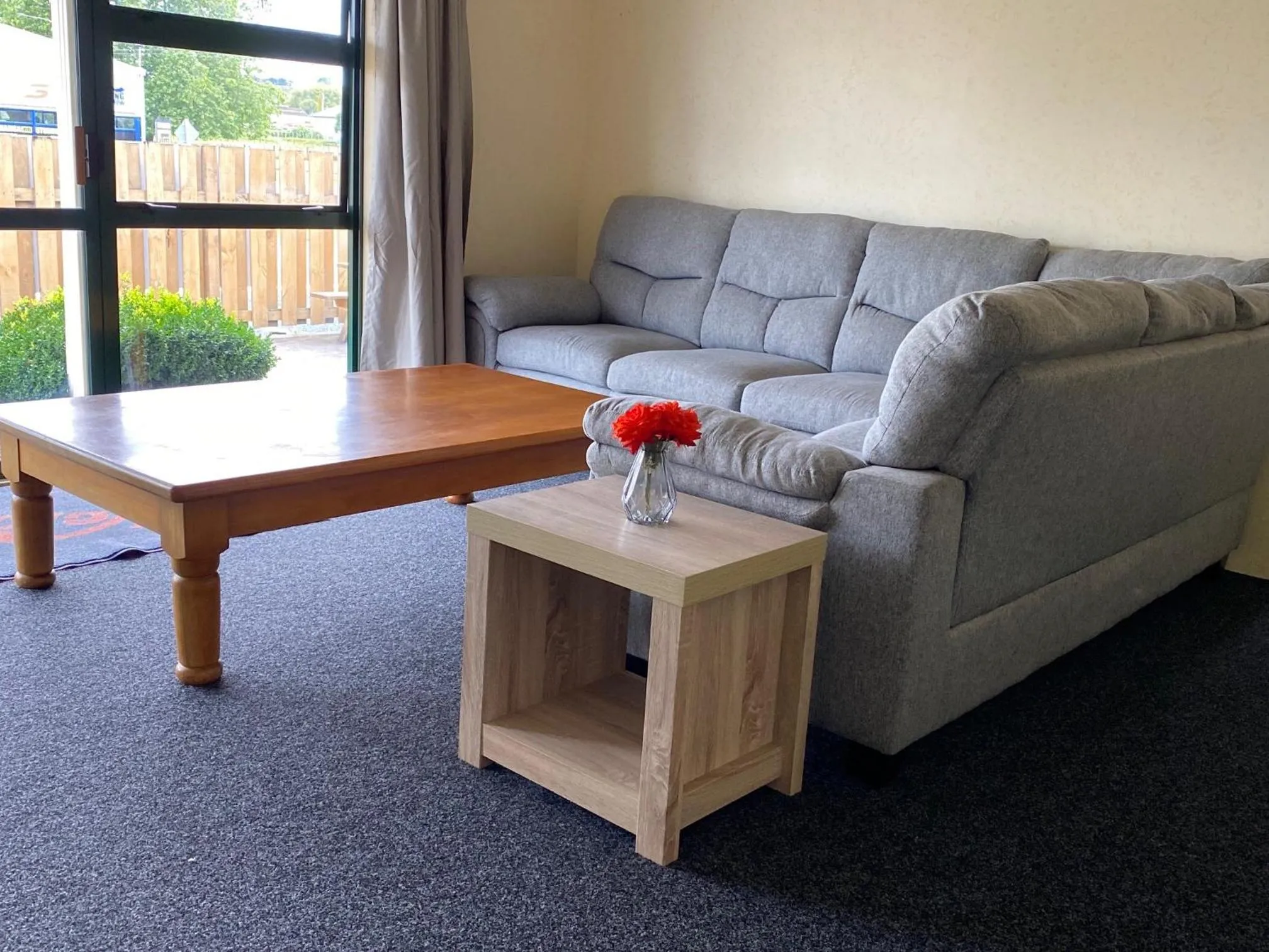 Living room in Otorohanga Kiwi Holiday Park