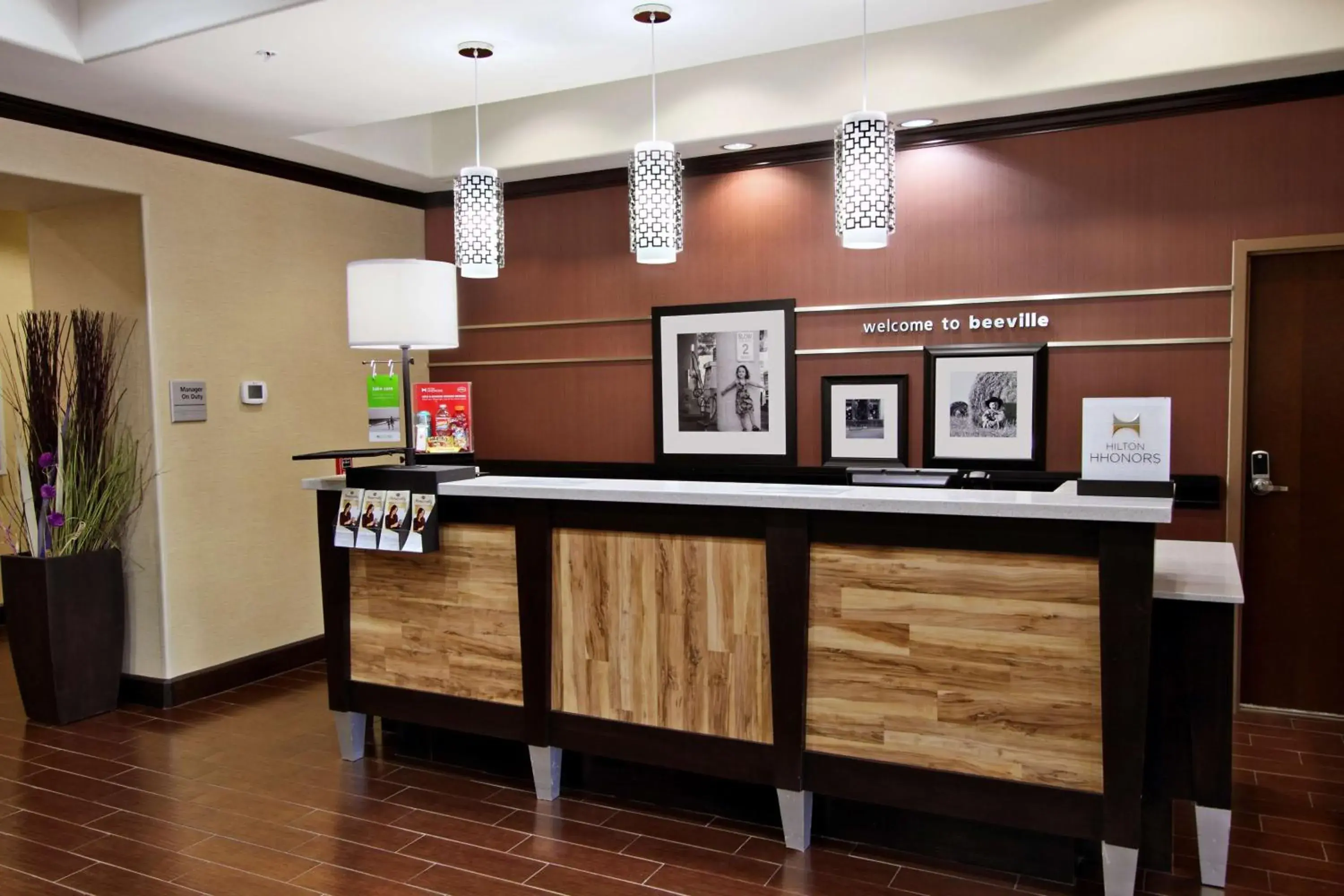 Lobby or reception in Hampton Inn Beeville Lobby or reception in Hampton Inn Beeville