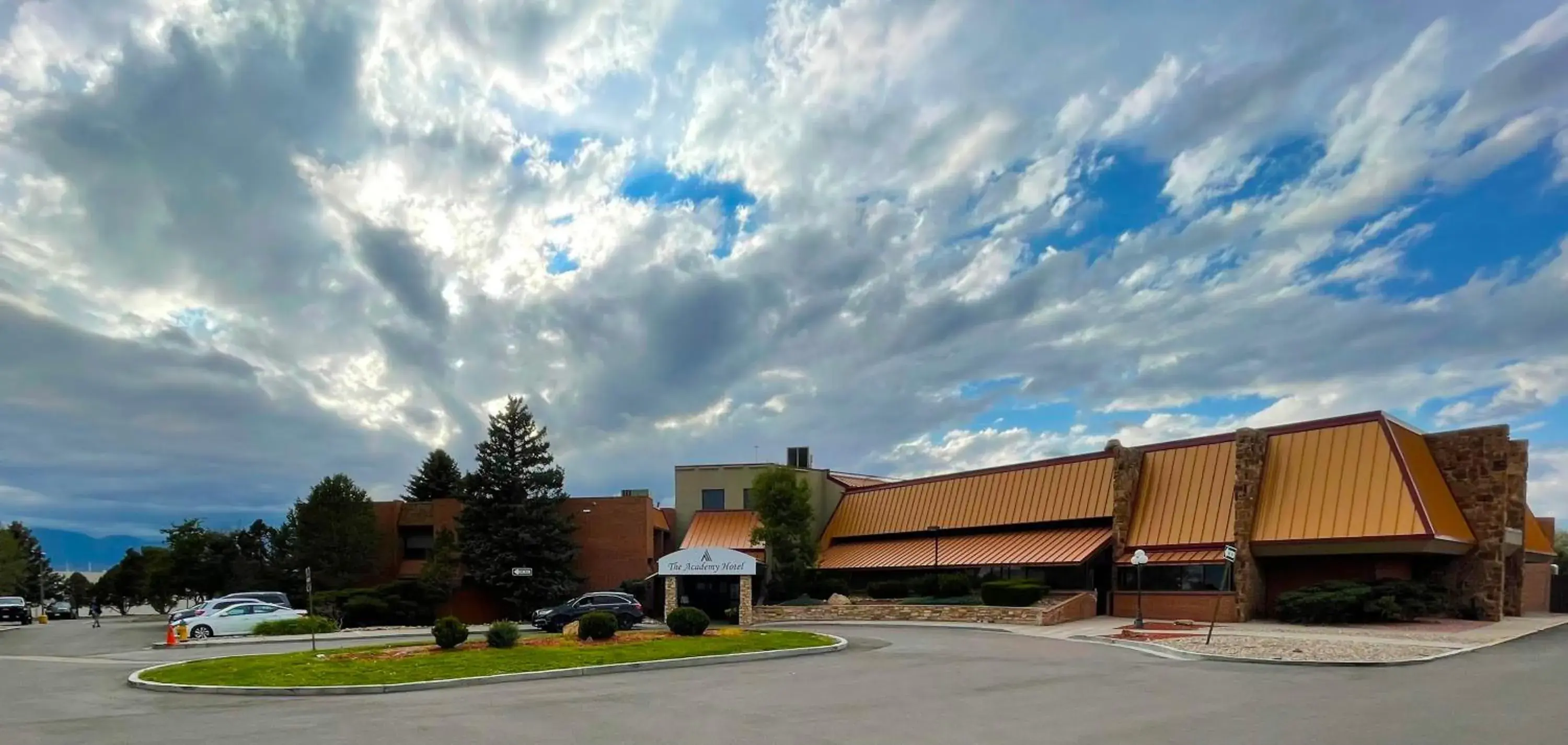 Property building in The Academy Hotel Colorado Springs Property building in The Academy Hotel Colorado Springs