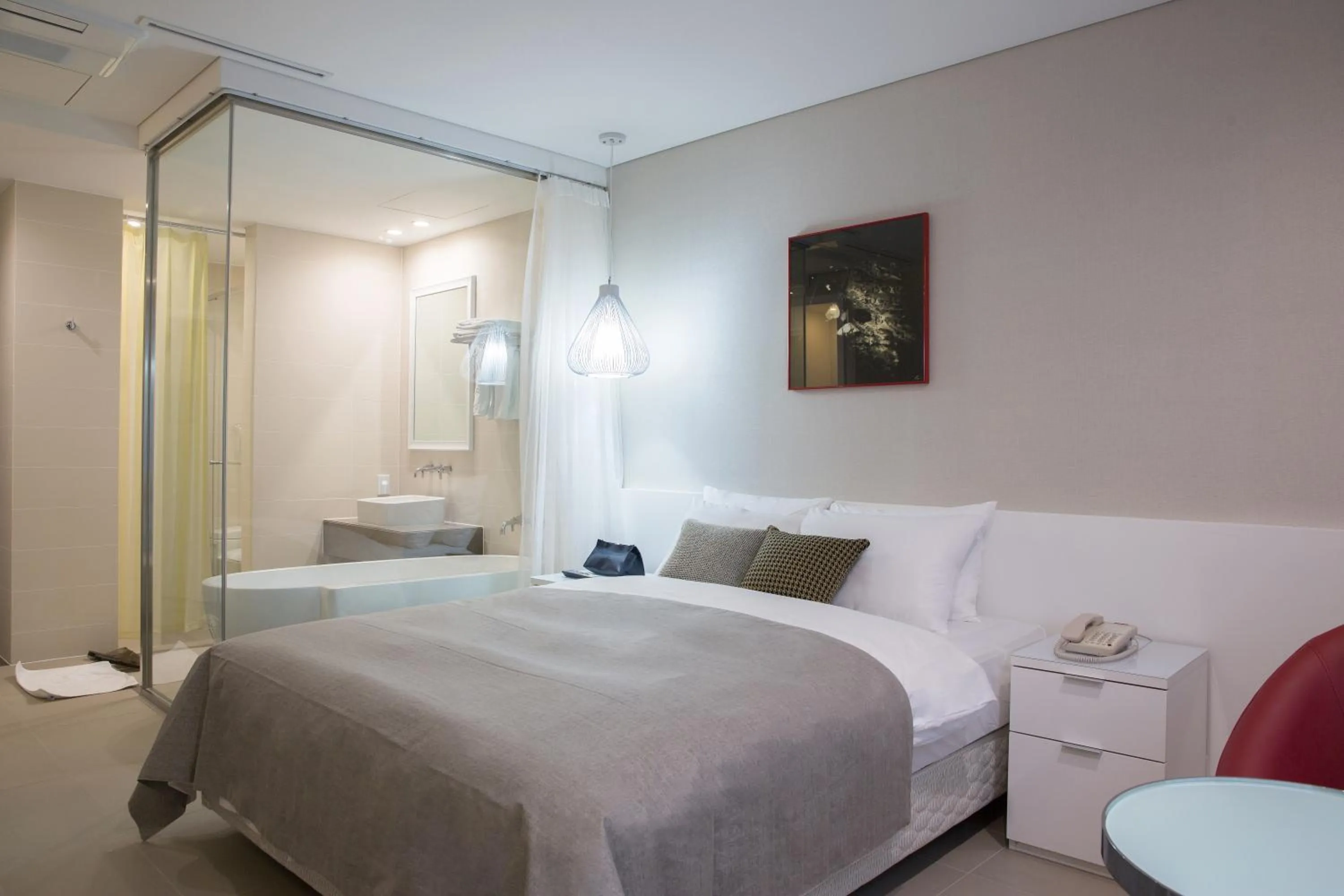 Bedroom, Bed in Hotel Mate Bundang