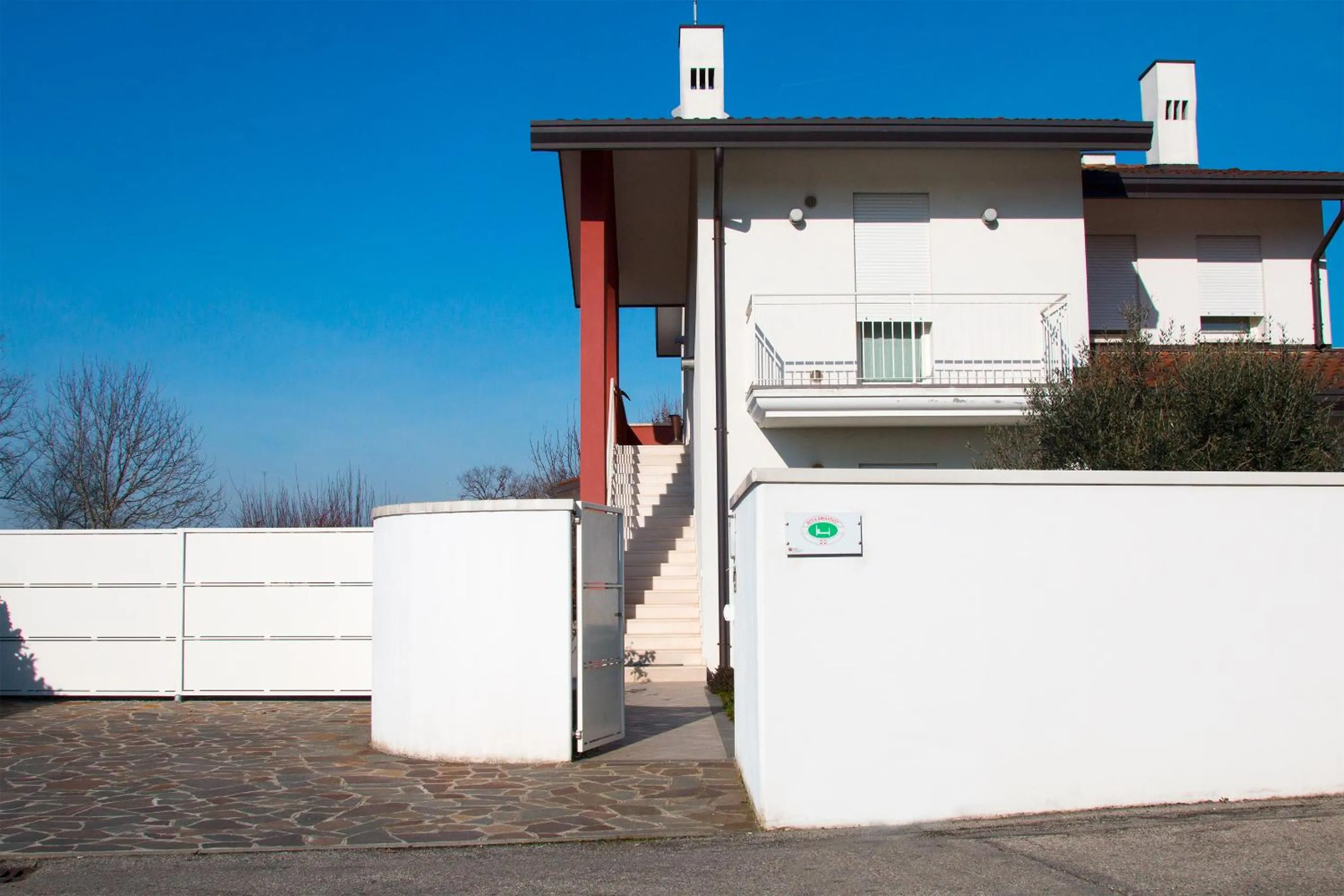 Facade/entrance in B&B Al Piovego