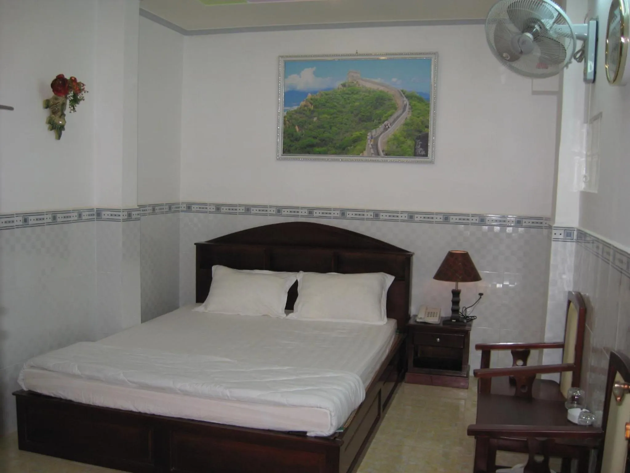 Bed in Huynh Lac Can Tho Hotel