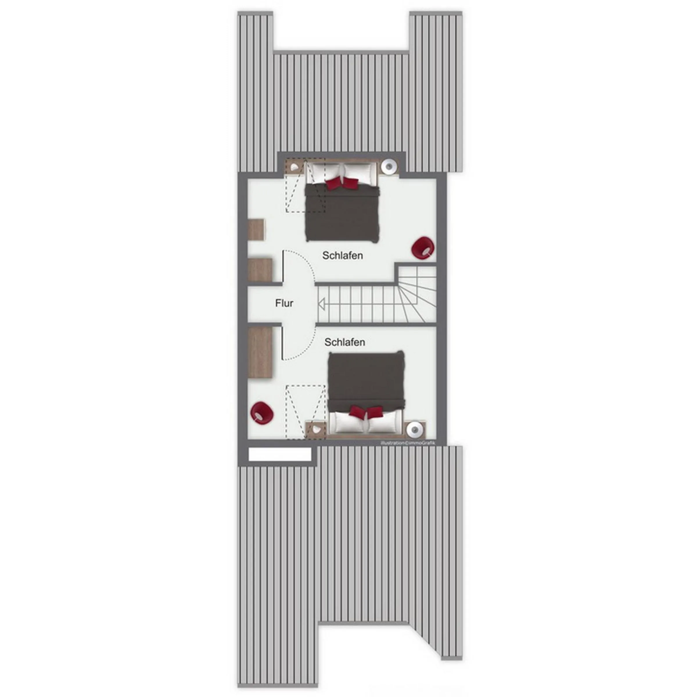 Floor plan in Papillon Wohnung 10-6
