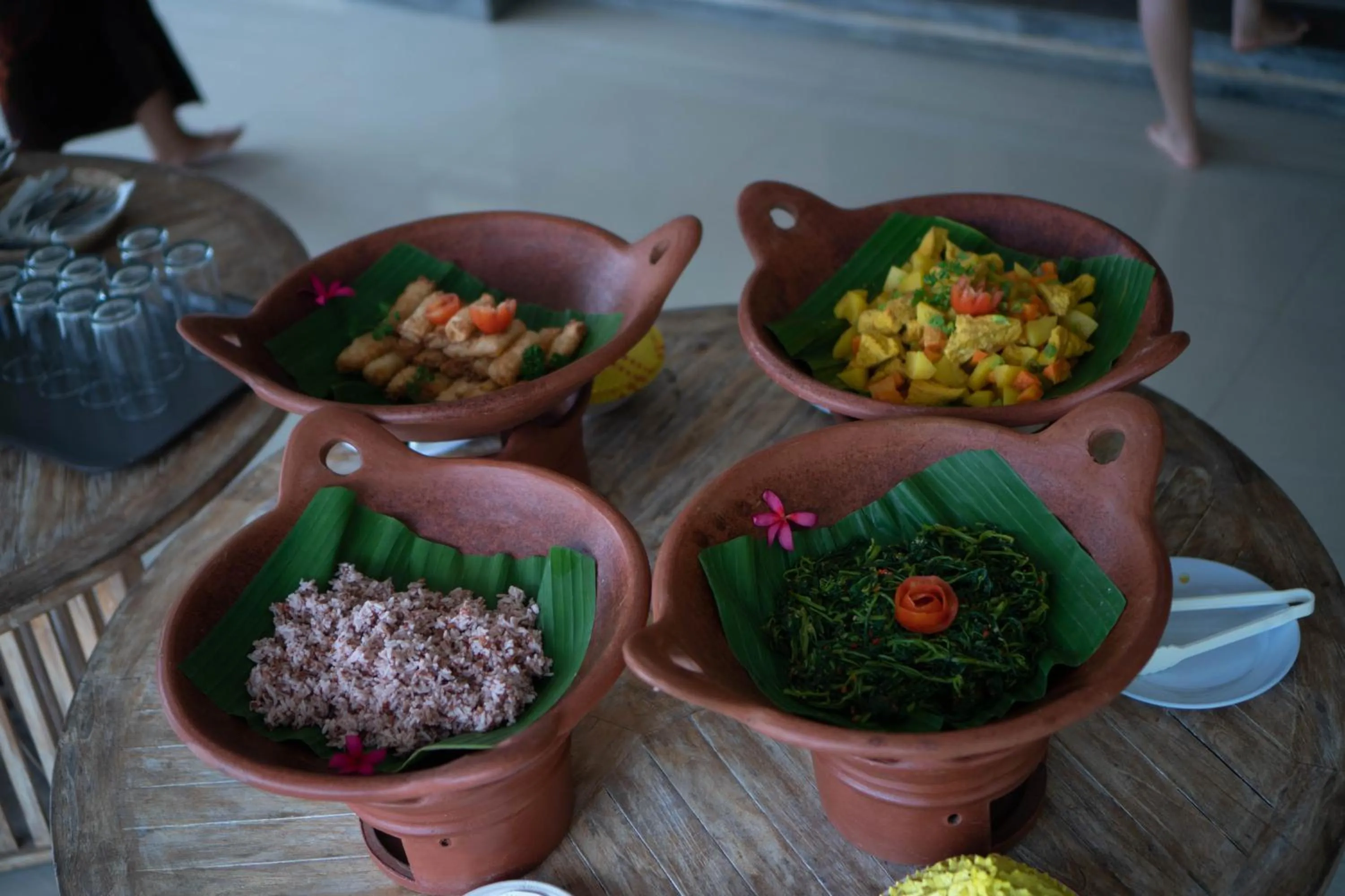 Lunch in Bali Sesandan Garden