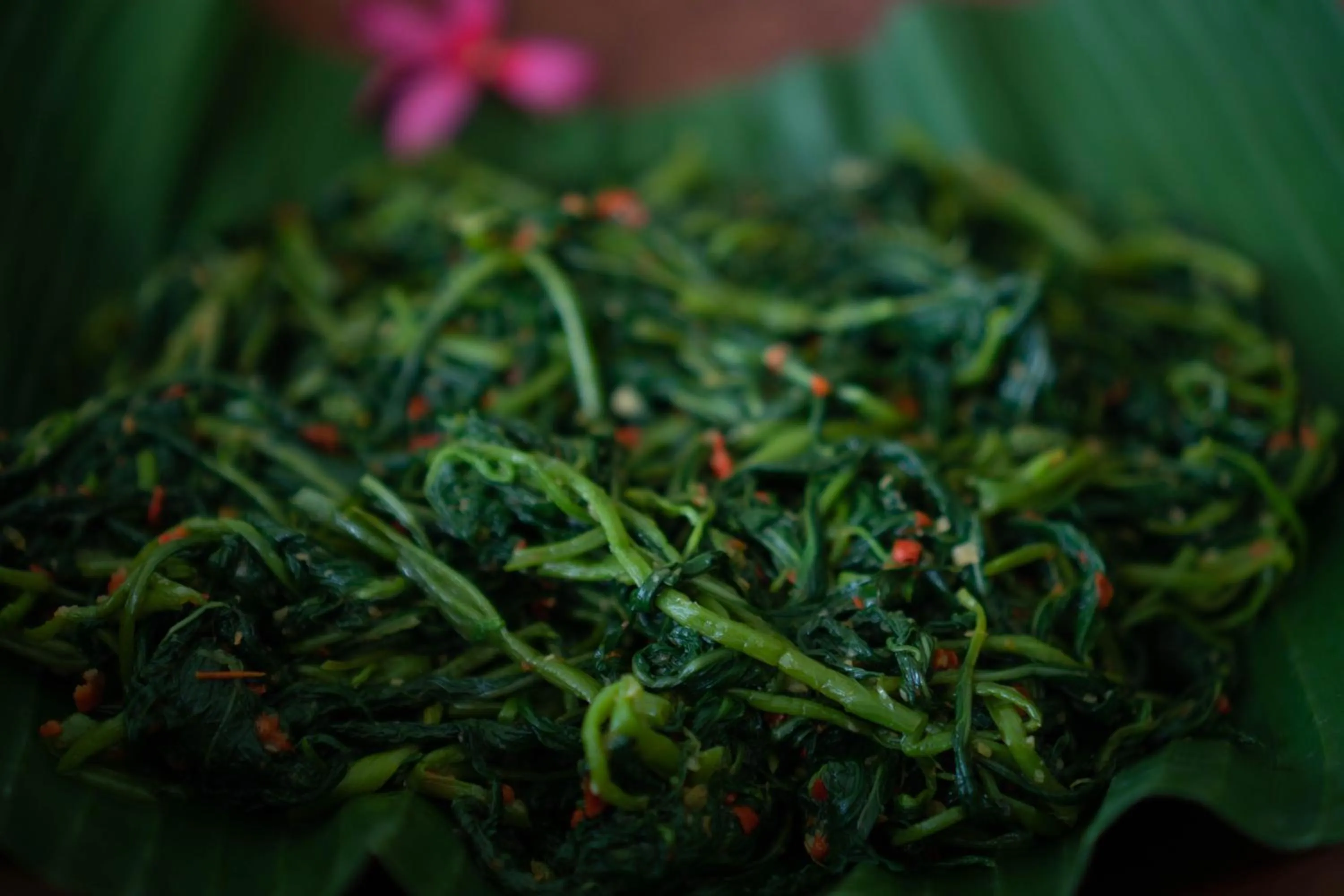 Food close-up in Bali Sesandan Garden